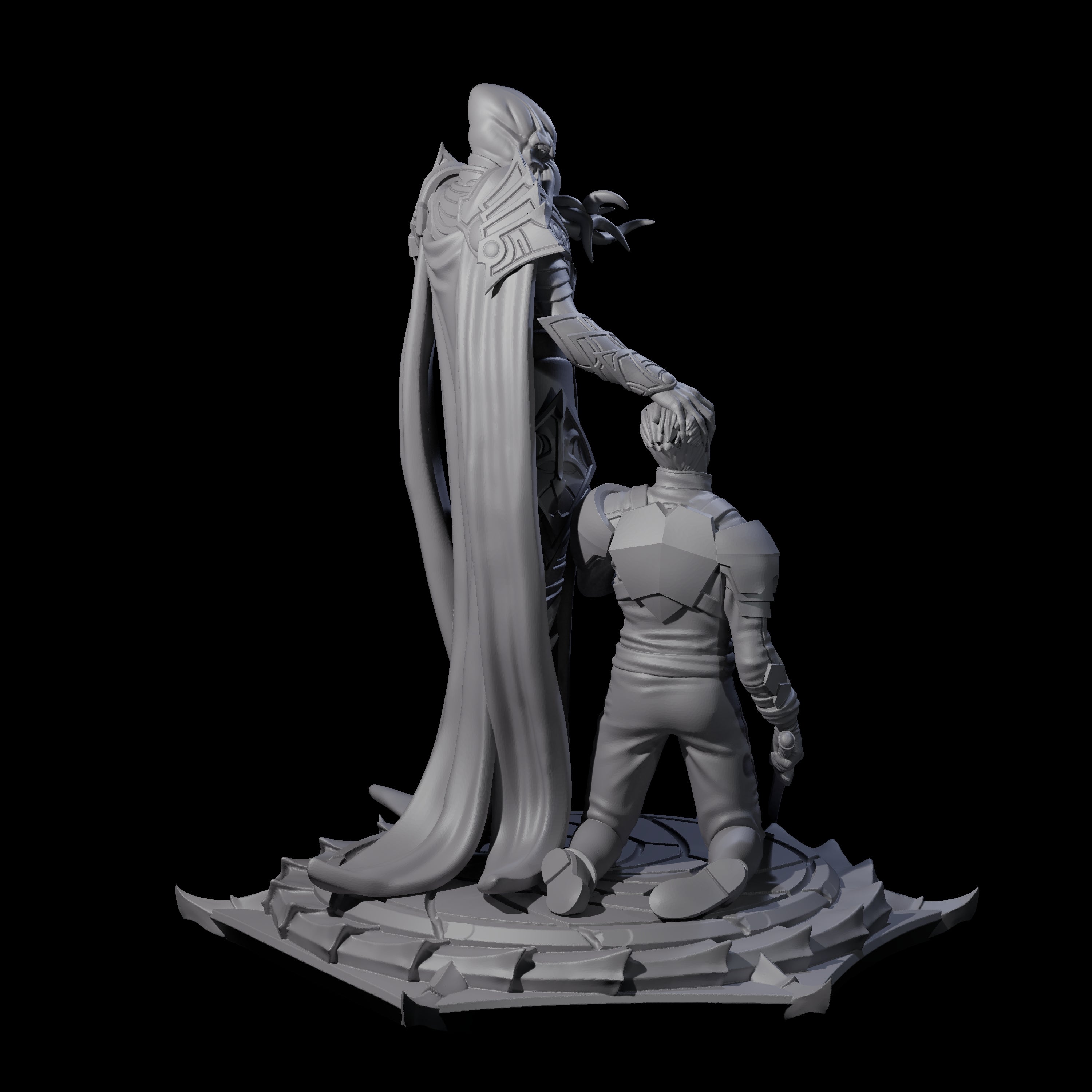 Scheming Mind Flayer Sorcerer B Miniature for Dungeons and Dragons, Pathfinder or other TTRPGs