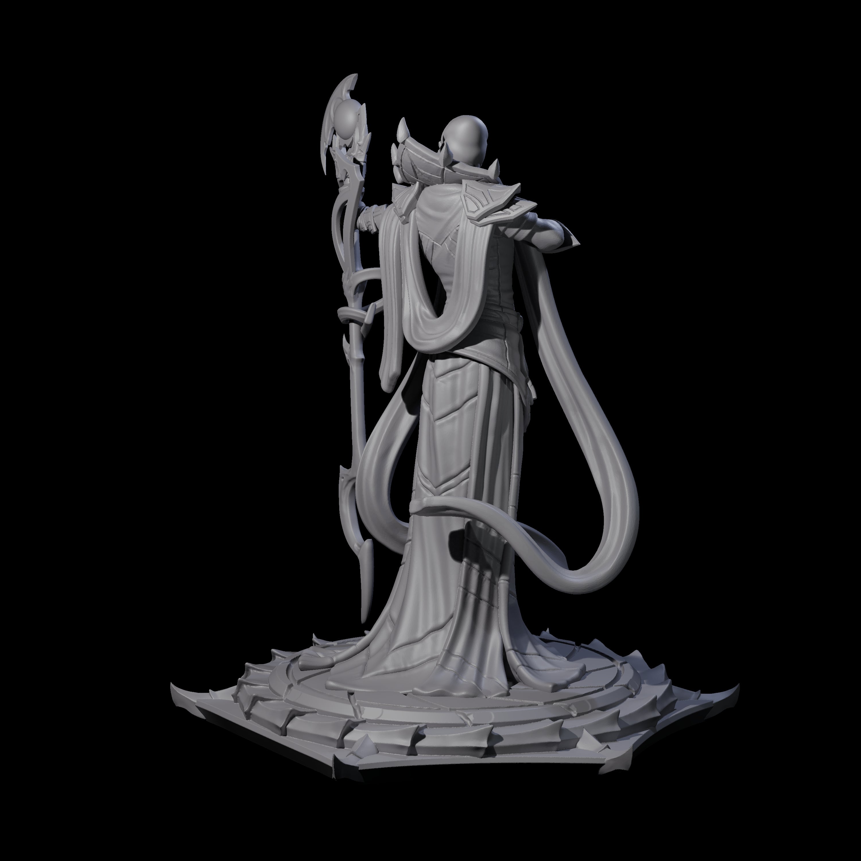 Scheming Mind Flayer Sorcerer D Miniature for Dungeons and Dragons, Pathfinder or other TTRPGs
