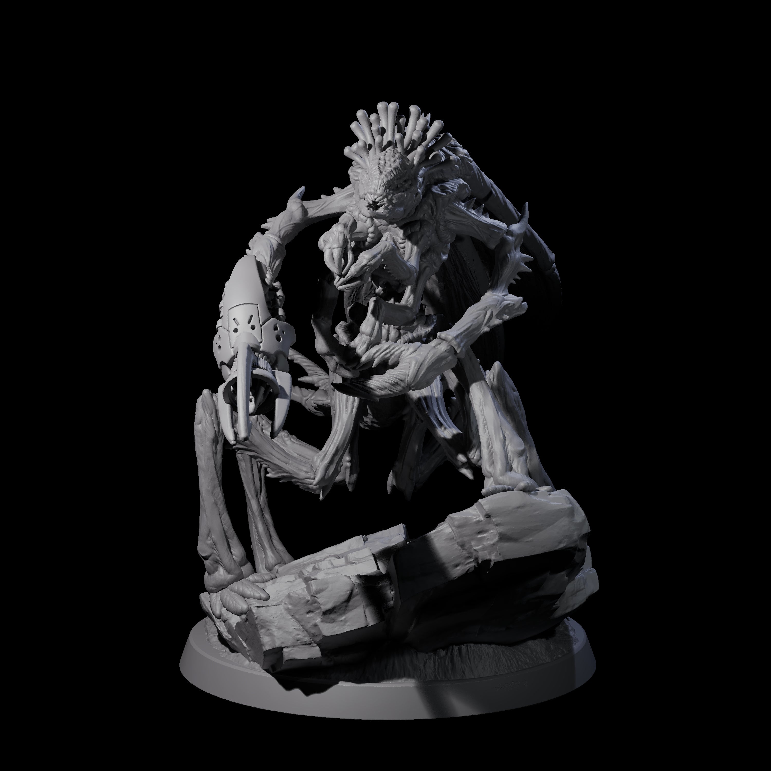 Scientific Mi-Go Surveyor Miniature for Dungeons and Dragons, Pathfinder or other TTRPGs