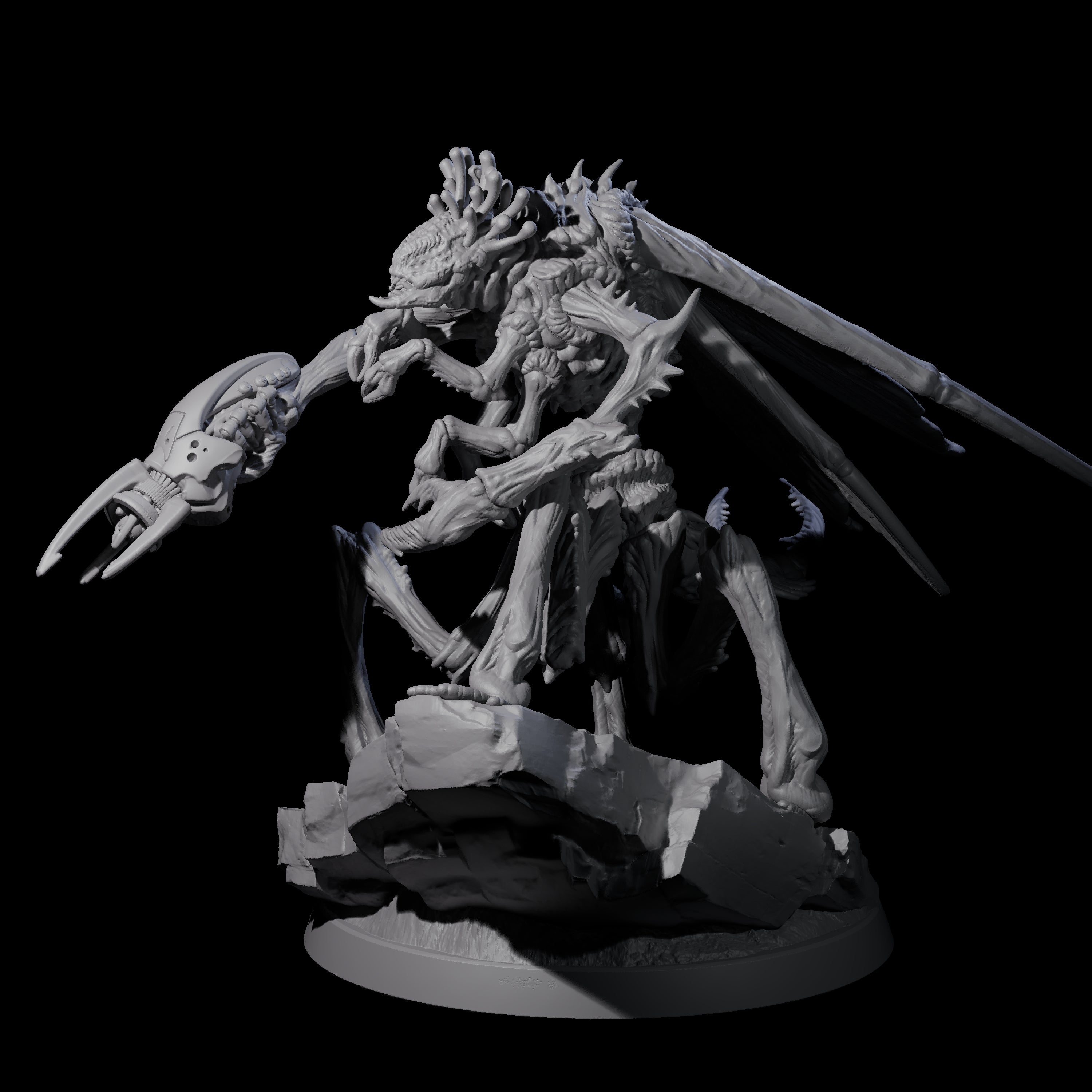 Scientific Mi-Go Surveyor Miniature for Dungeons and Dragons, Pathfinder or other TTRPGs