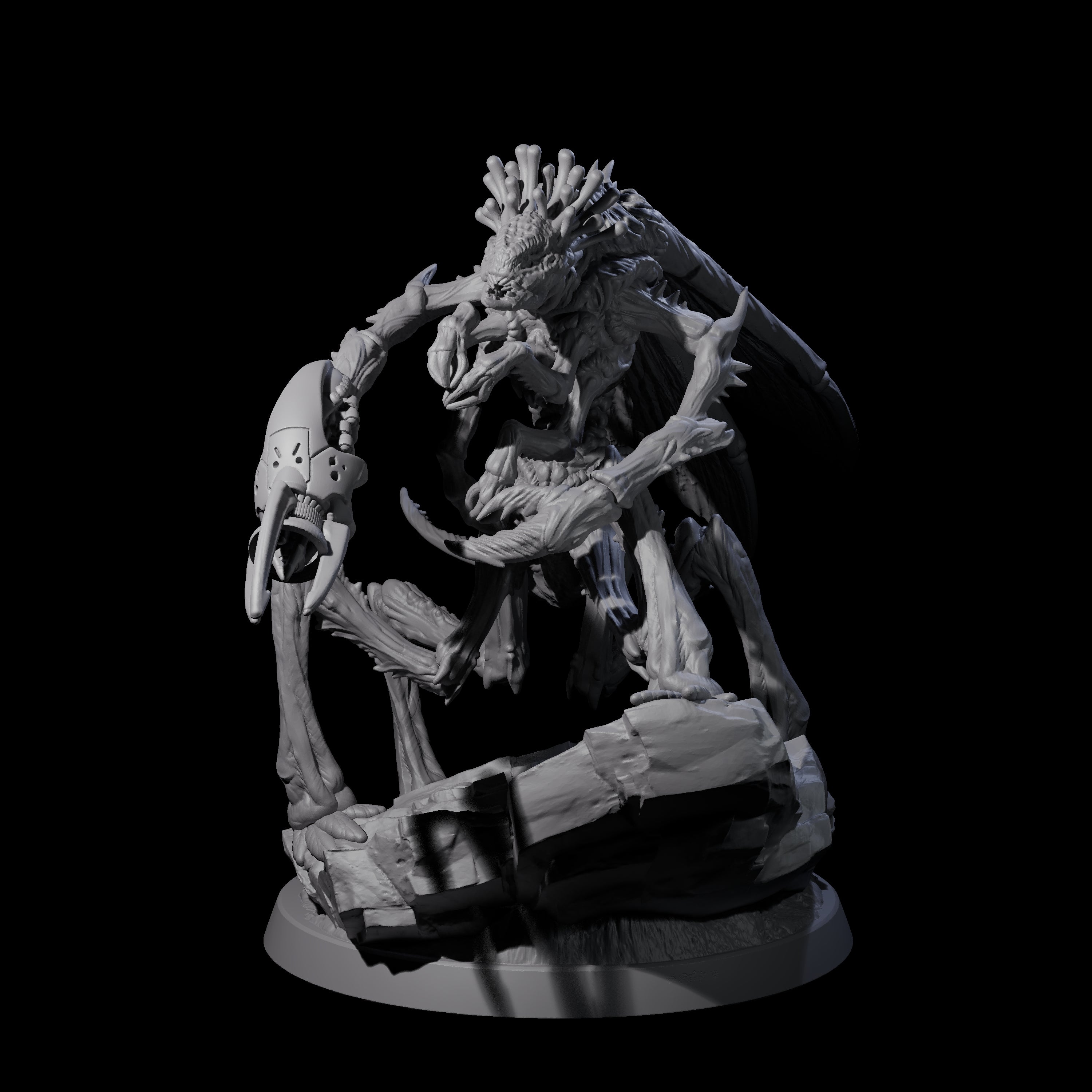 Scientific Mi-Go Surveyor Miniature for Dungeons and Dragons, Pathfinder or other TTRPGs