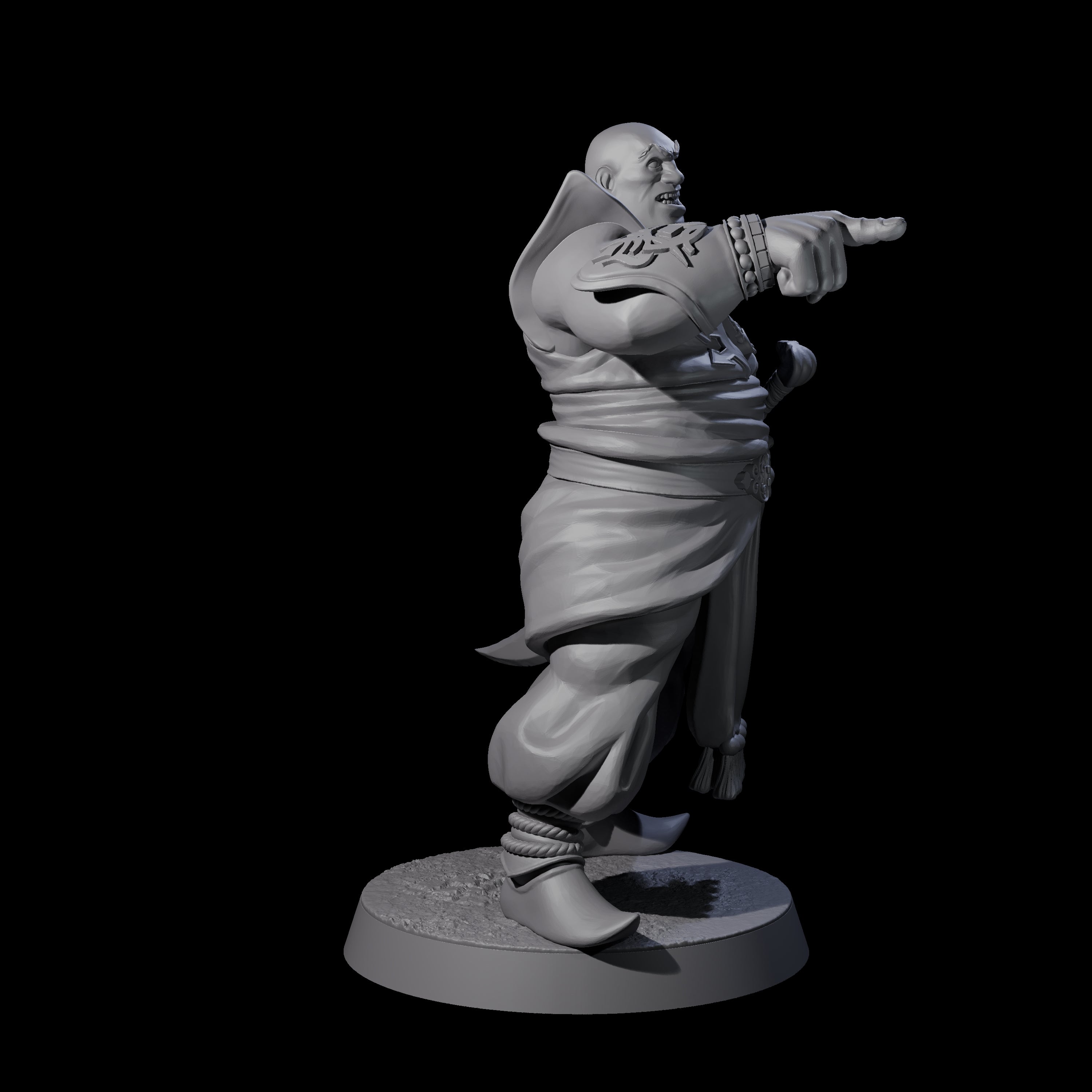 Scimitar Wielding Palace Guard D Miniature for Dungeons and Dragons, Pathfinder or other TTRPGs