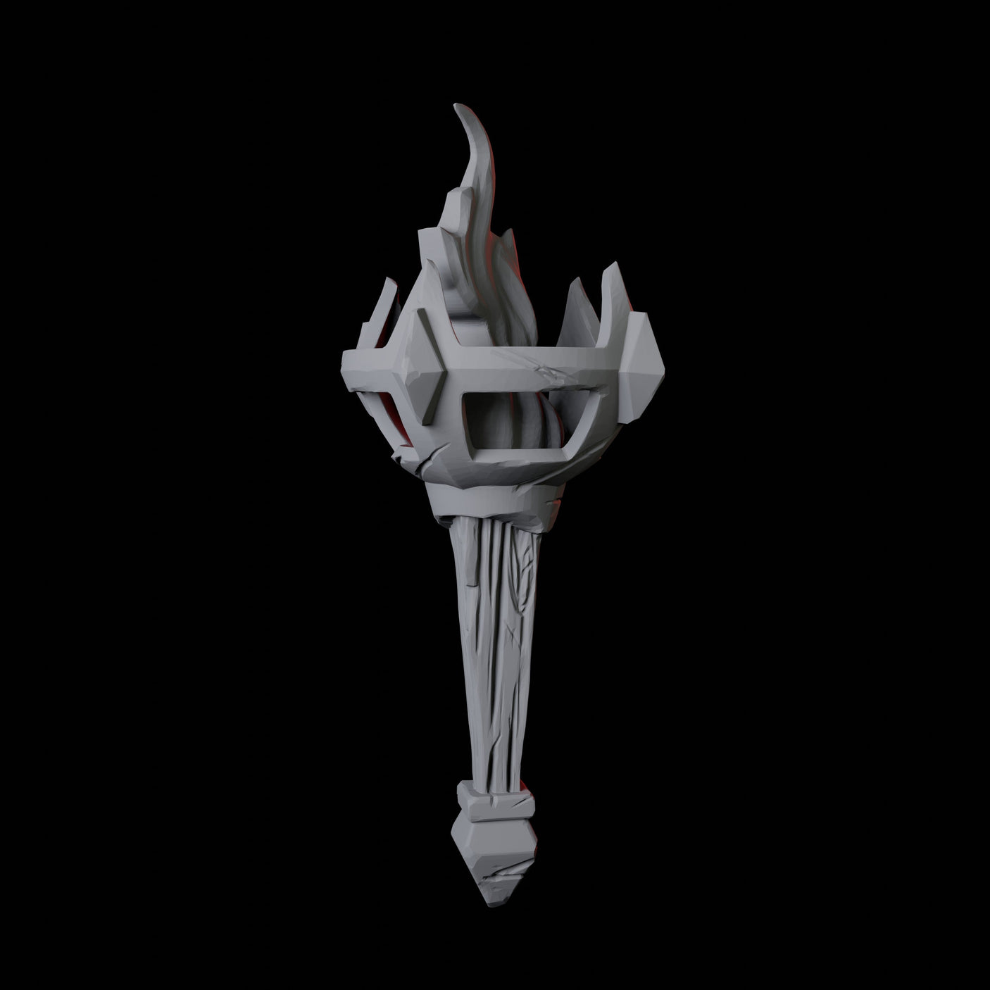 Sconce Torch Miniature for Dungeons and Dragons, Pathfinder or other TTRPGs