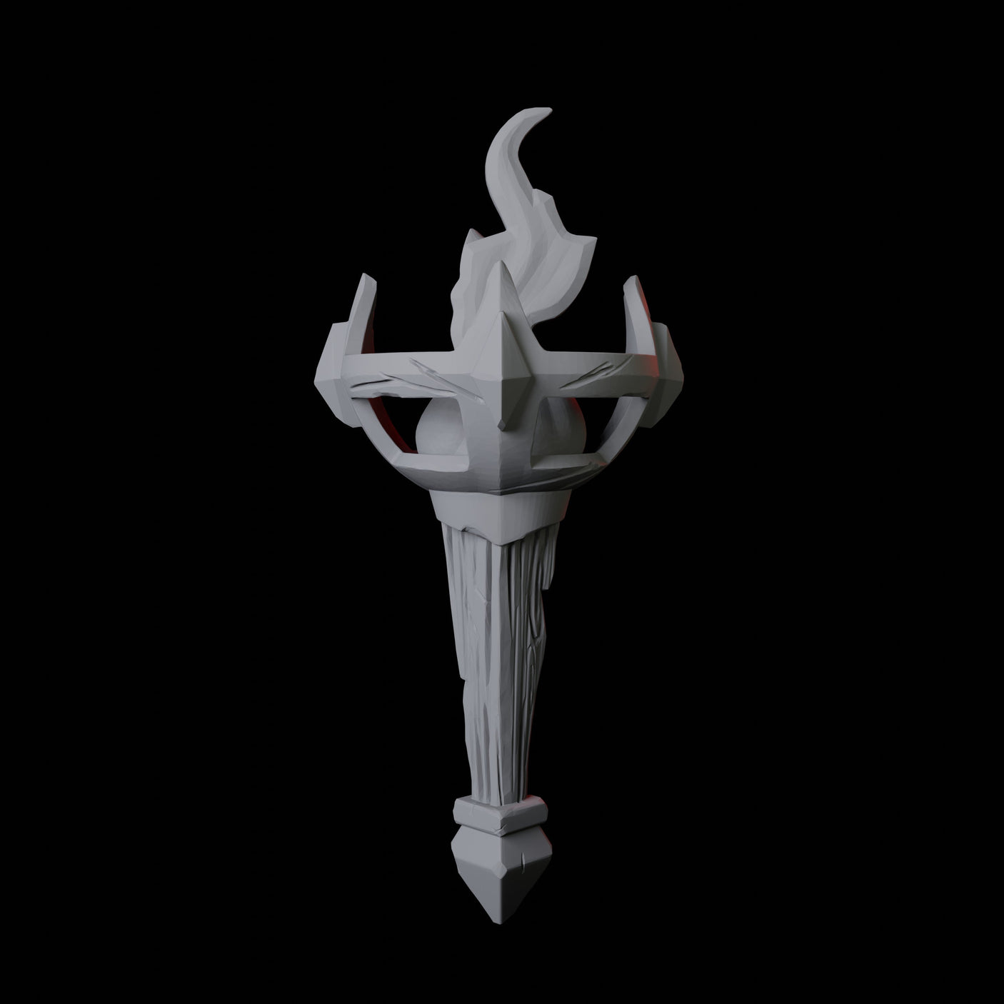 Sconce Torch Miniature for Dungeons and Dragons, Pathfinder or other TTRPGs