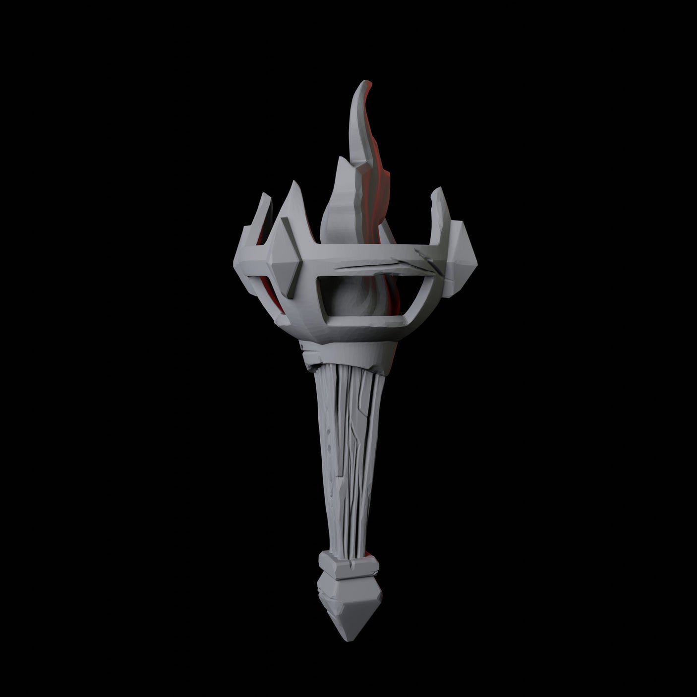 Sconce Torch Miniature for Dungeons and Dragons, Pathfinder or other TTRPGs