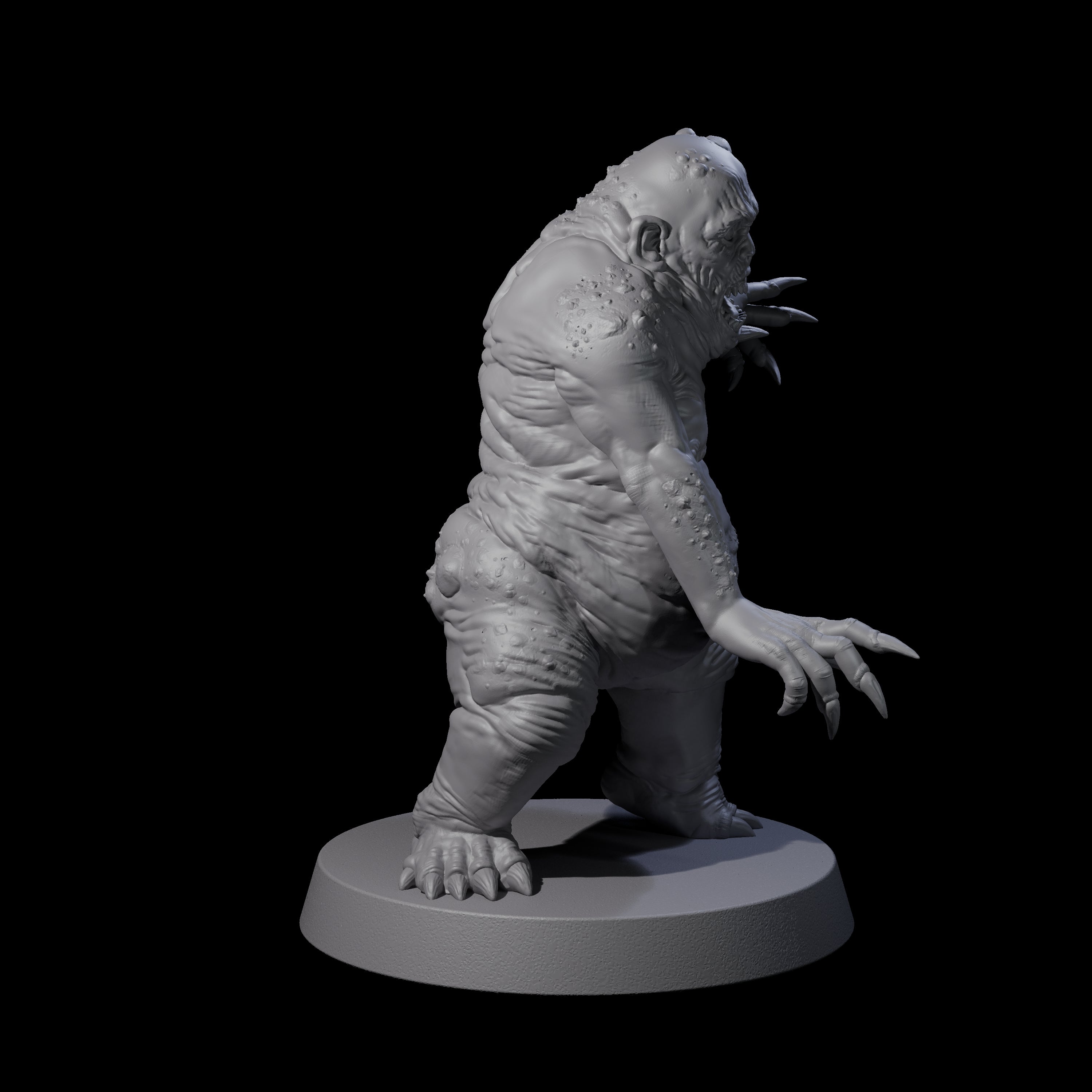 Screaming Mane B Miniature for Dungeons and Dragons, Pathfinder or other TTRPGs