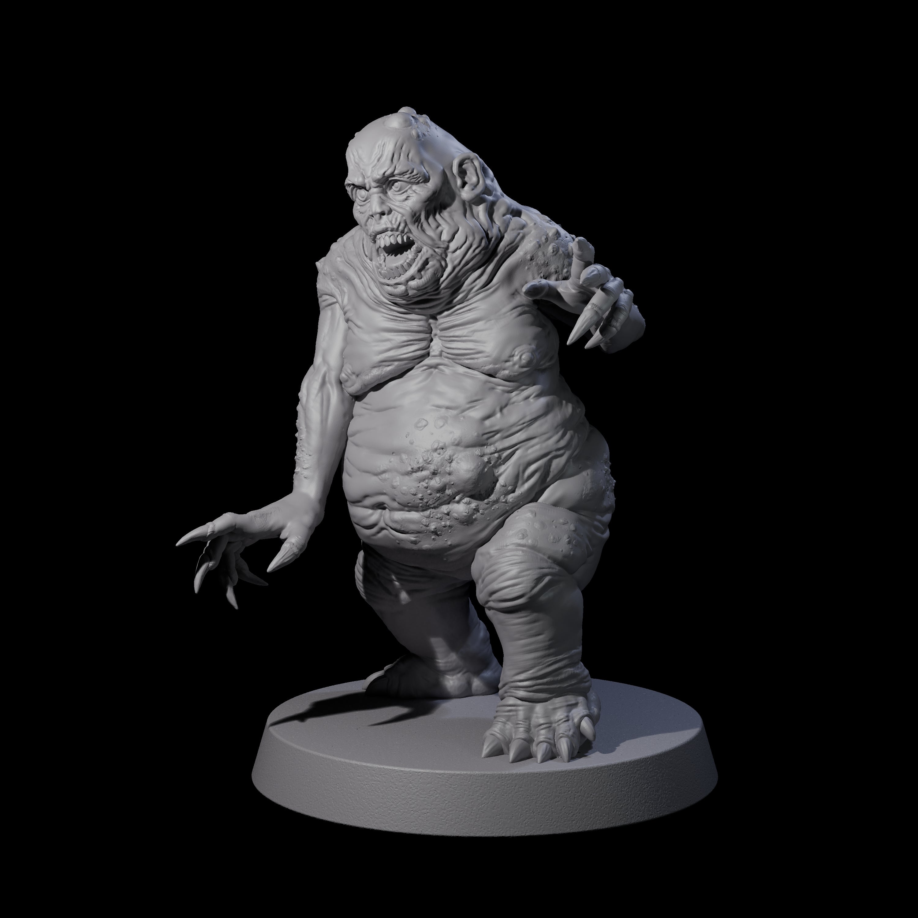 Screaming Mane B Miniature for Dungeons and Dragons, Pathfinder or other TTRPGs