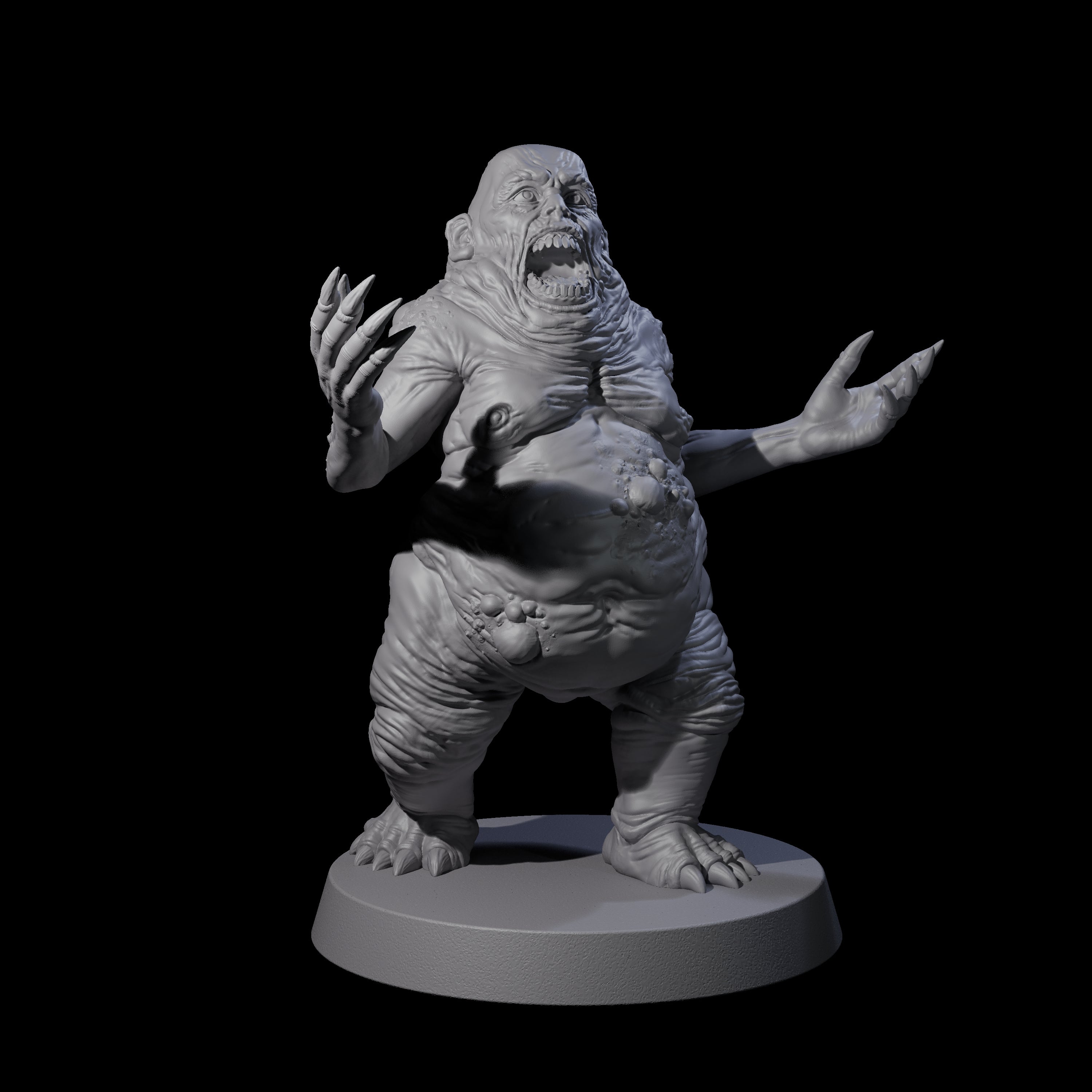 Screaming Mane D Miniature for Dungeons and Dragons, Pathfinder or other TTRPGs
