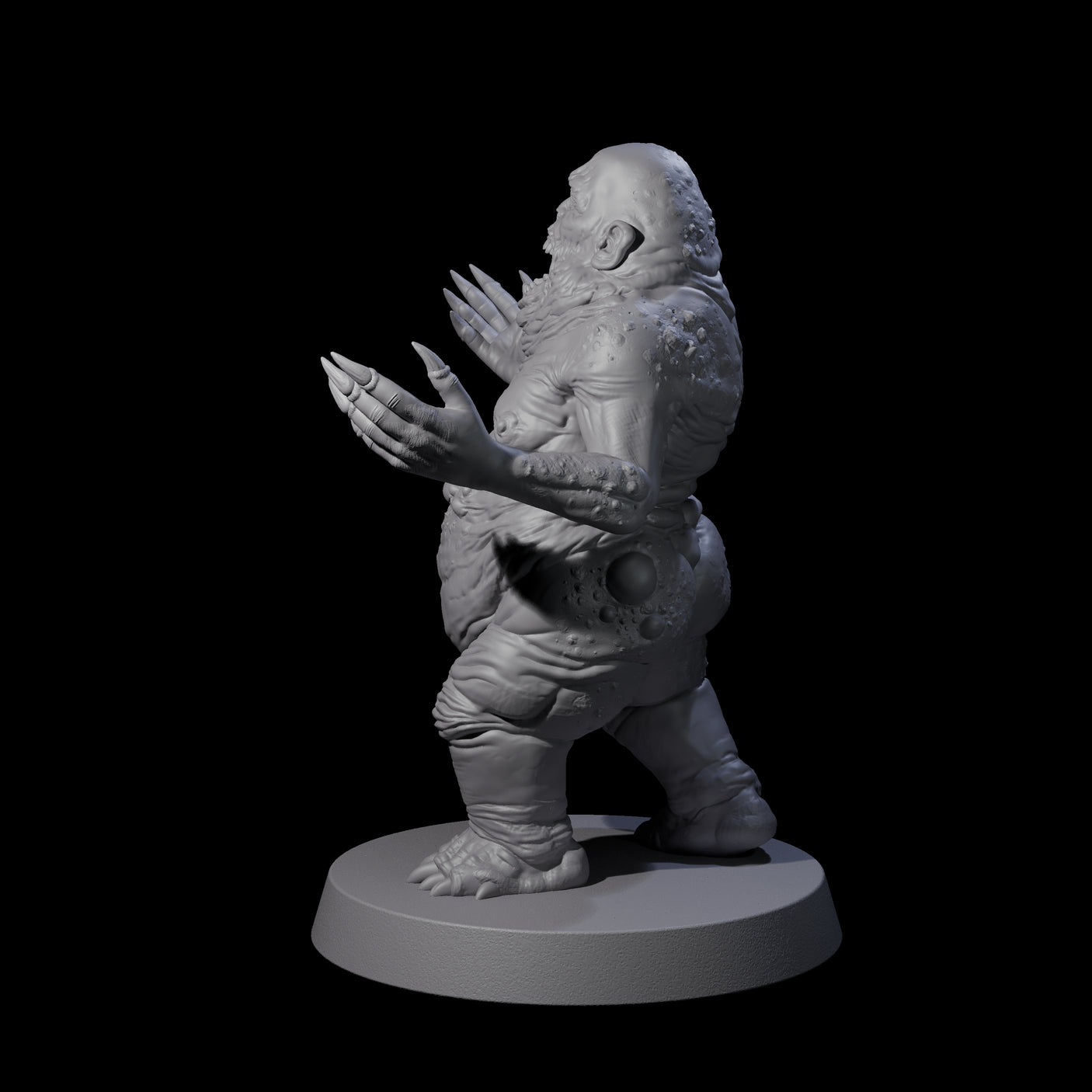 Screaming Mane D Miniature for Dungeons and Dragons, Pathfinder or other TTRPGs