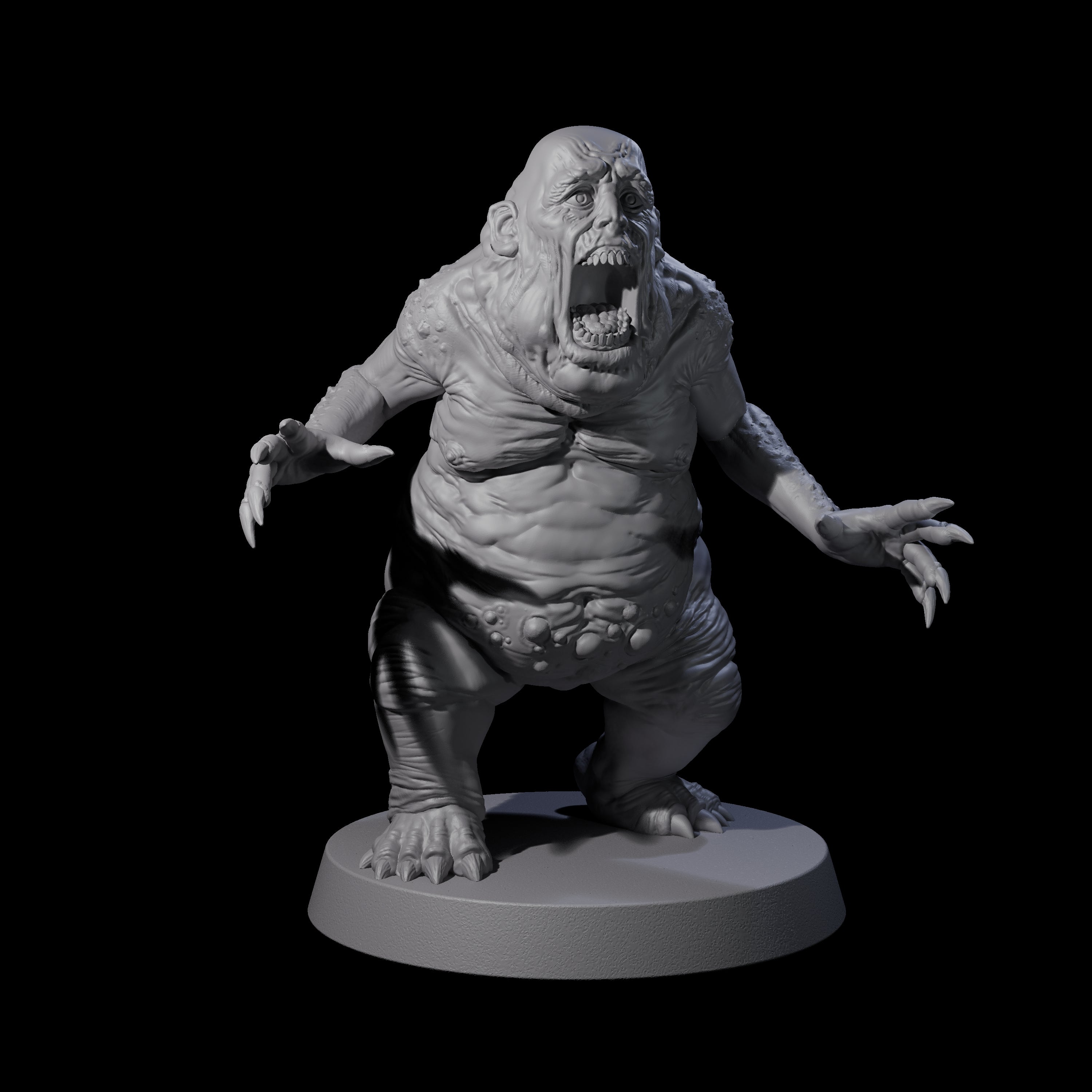 Screaming Mane E Miniature for Dungeons and Dragons, Pathfinder or other TTRPGs