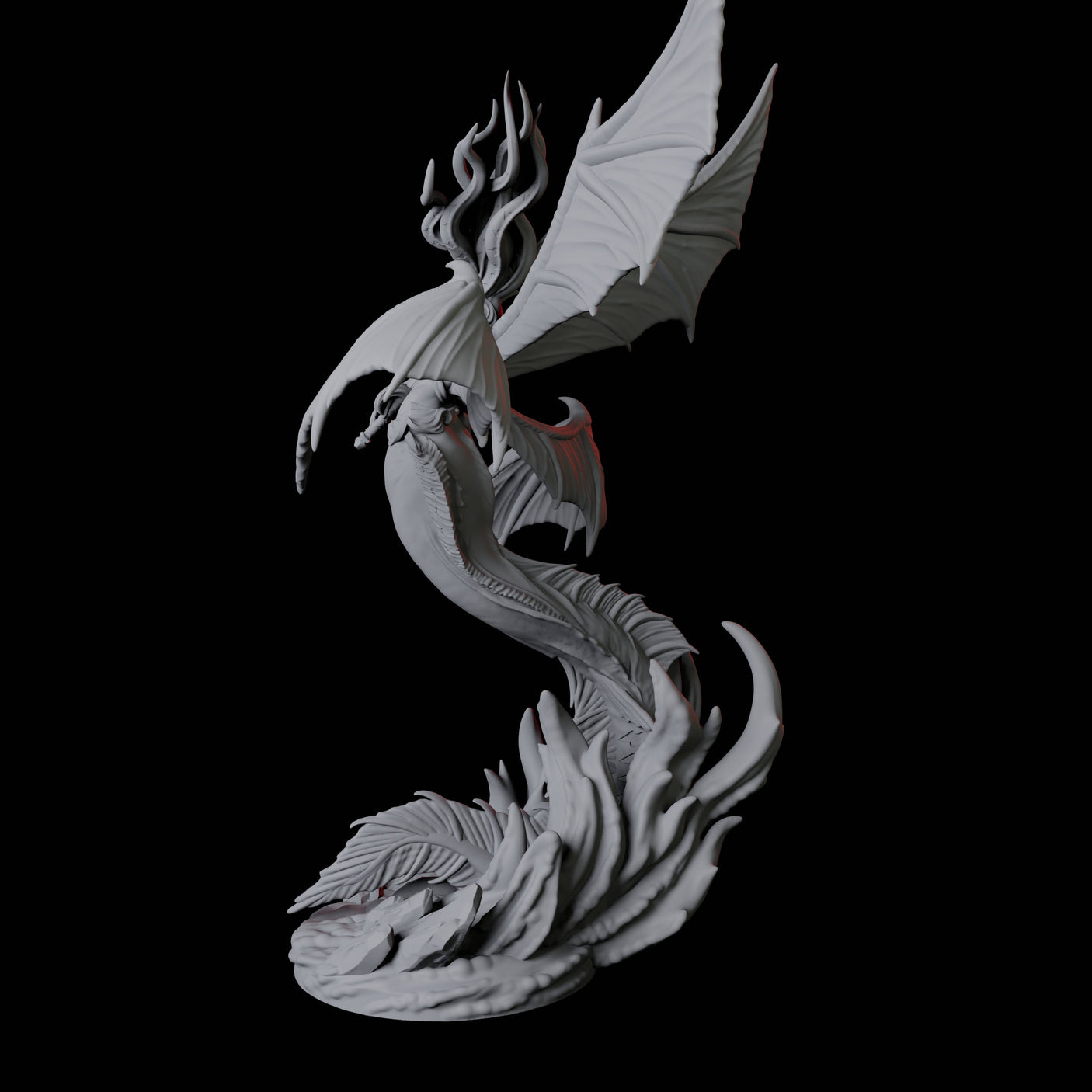Screeching Harpy A Miniature for Dungeons and Dragons, Pathfinder or other TTRPGs