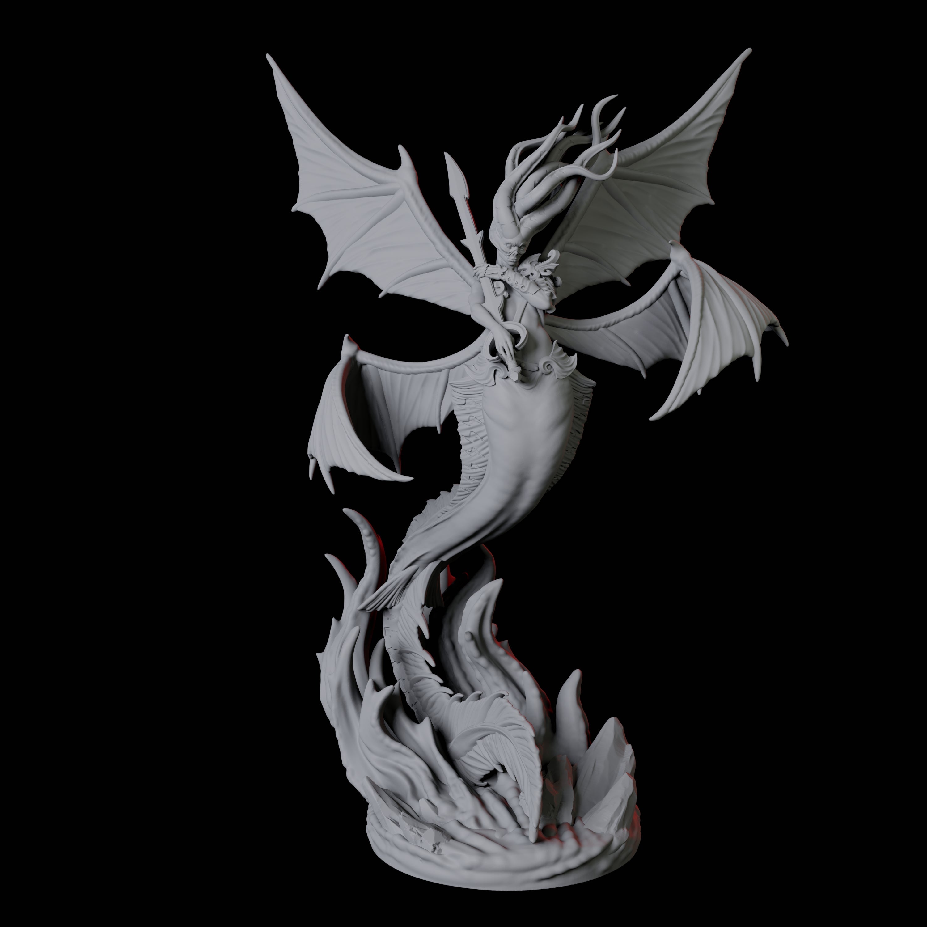 Screeching Harpy A Miniature for Dungeons and Dragons, Pathfinder or other TTRPGs