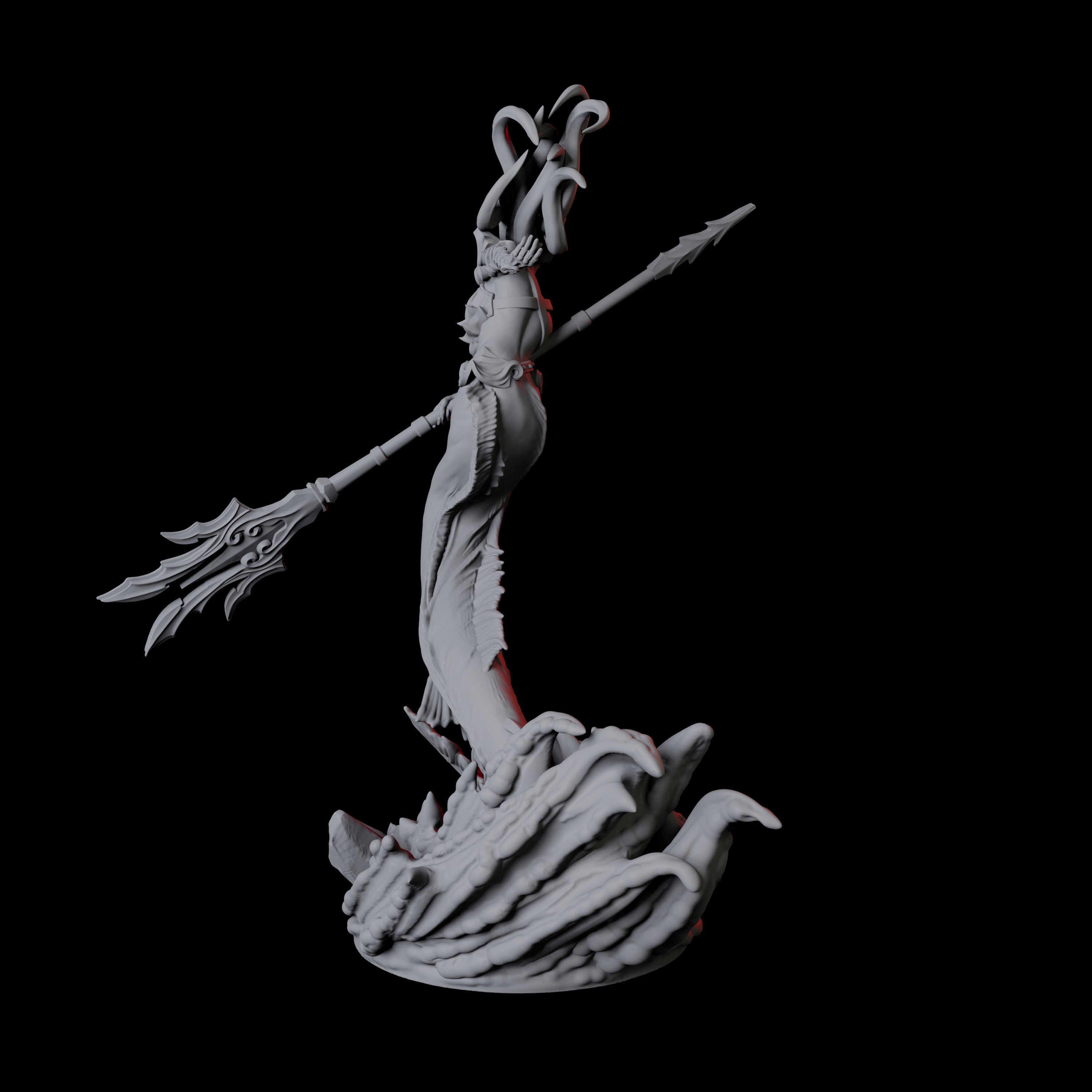 Screeching Harpy B Miniature for Dungeons and Dragons, Pathfinder or other TTRPGs