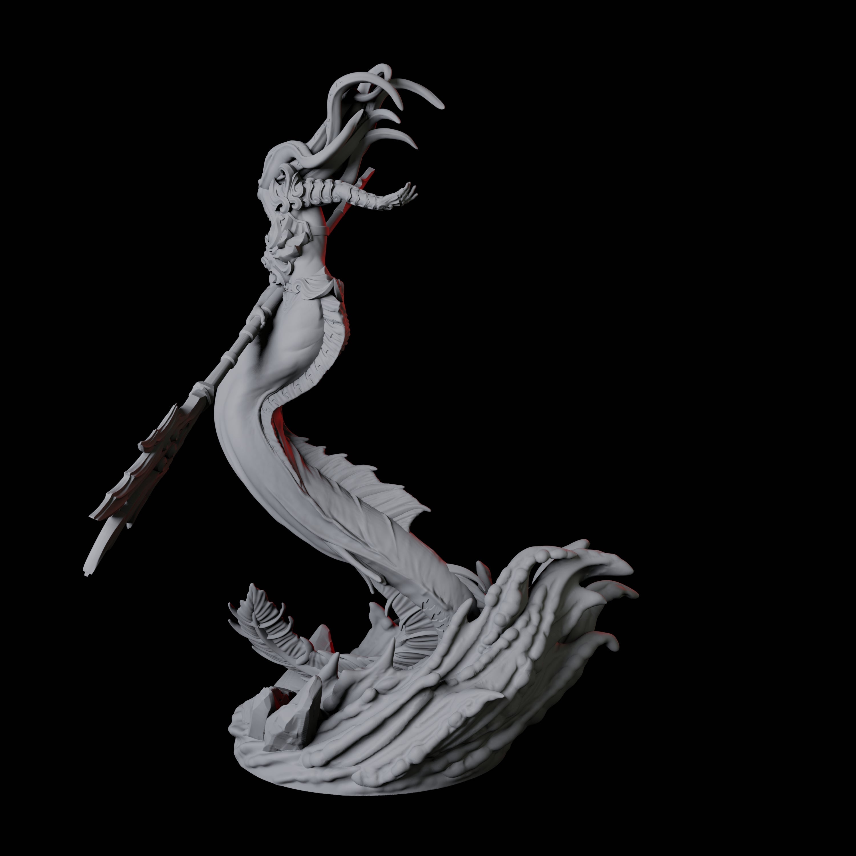 Screeching Harpy B Miniature for Dungeons and Dragons, Pathfinder or other TTRPGs