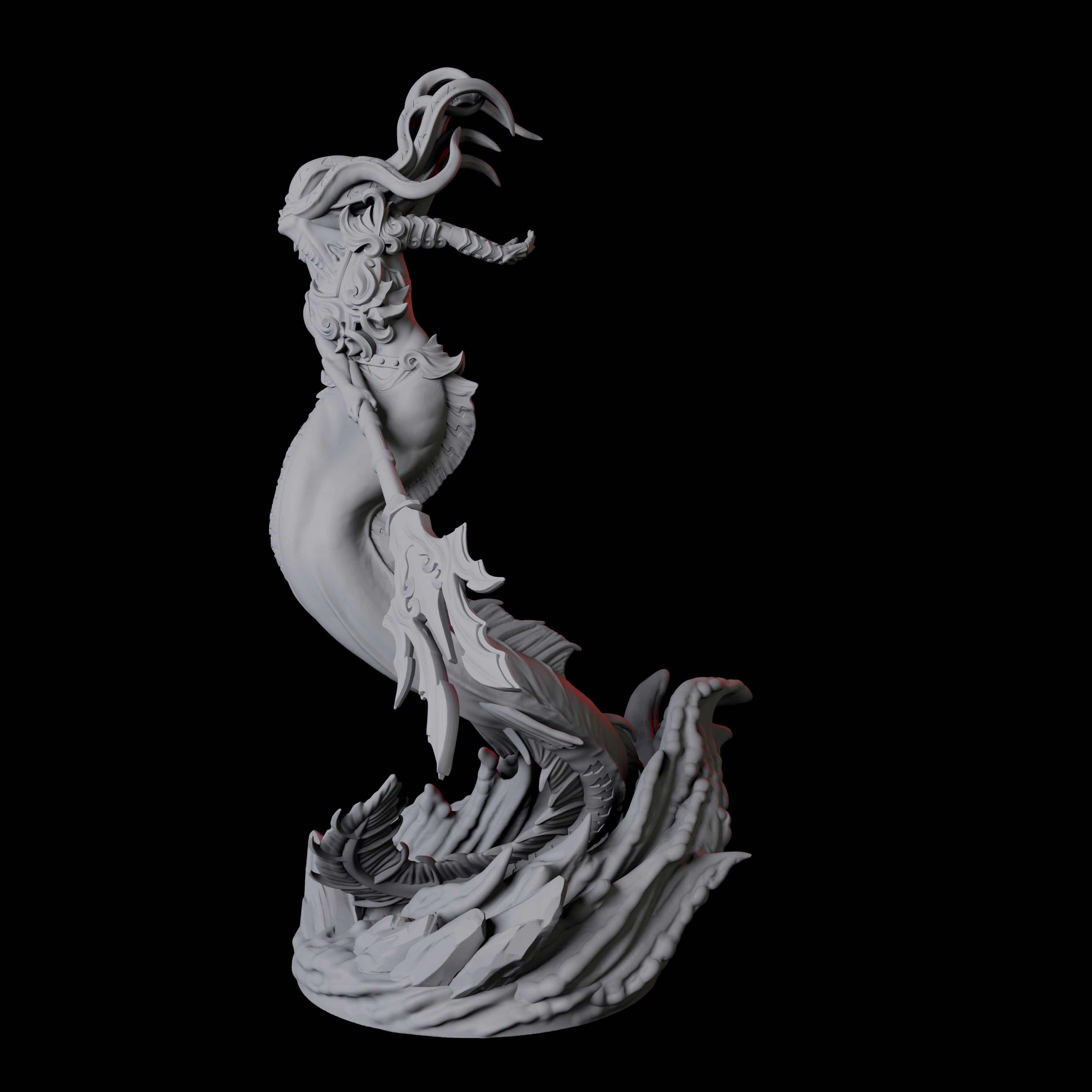 Screeching Harpy B Miniature for Dungeons and Dragons, Pathfinder or other TTRPGs