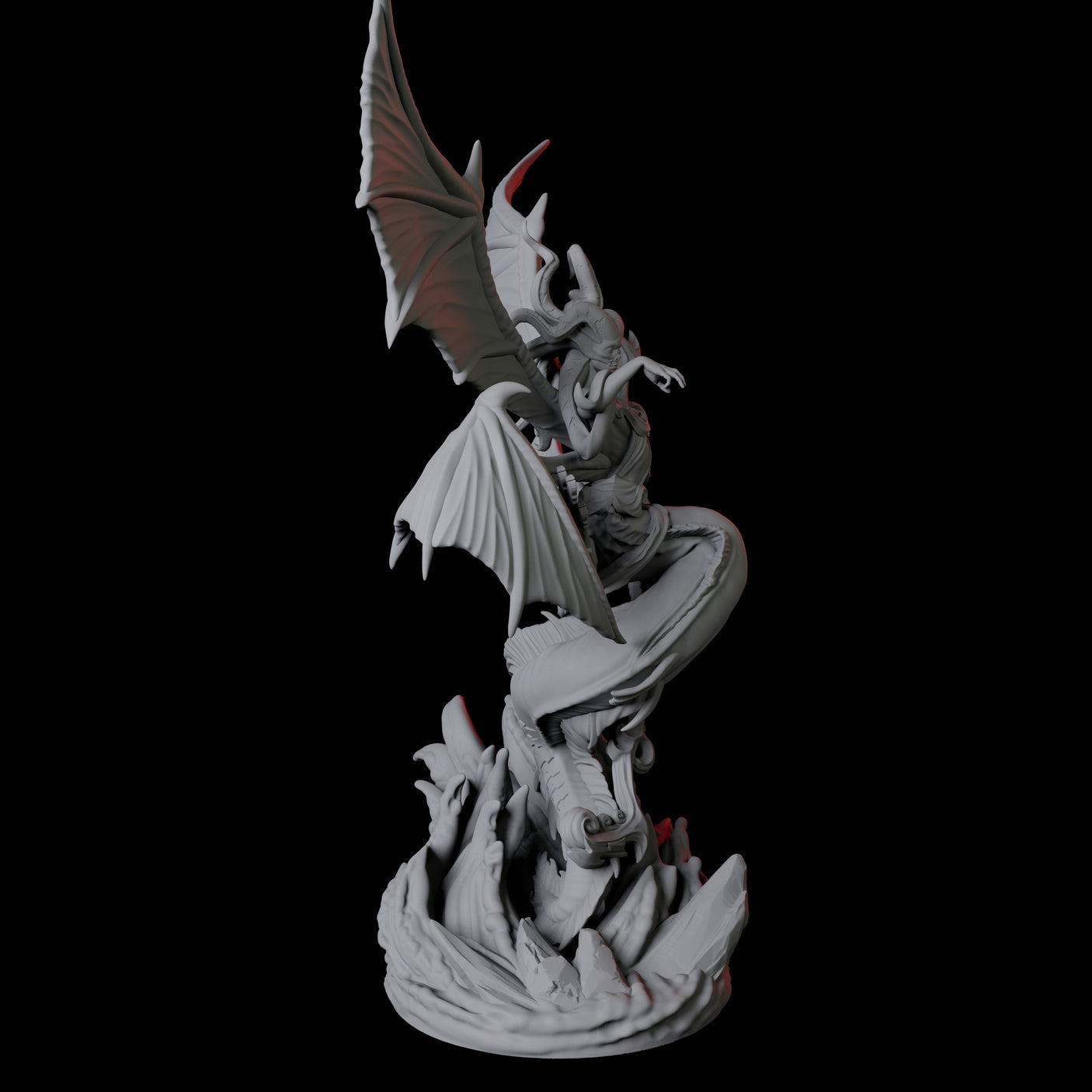 Screeching Harpy C Miniature for Dungeons and Dragons, Pathfinder or other TTRPGs