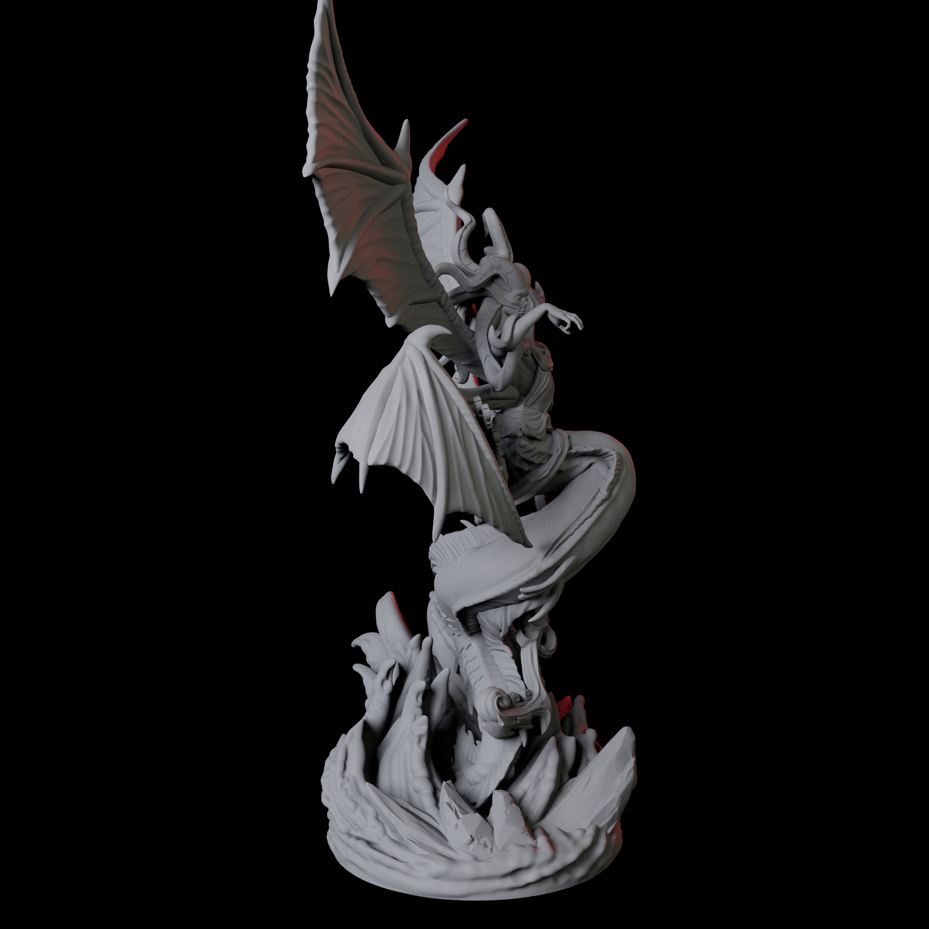 Screeching Harpy C Miniature for Dungeons and Dragons, Pathfinder or other TTRPGs