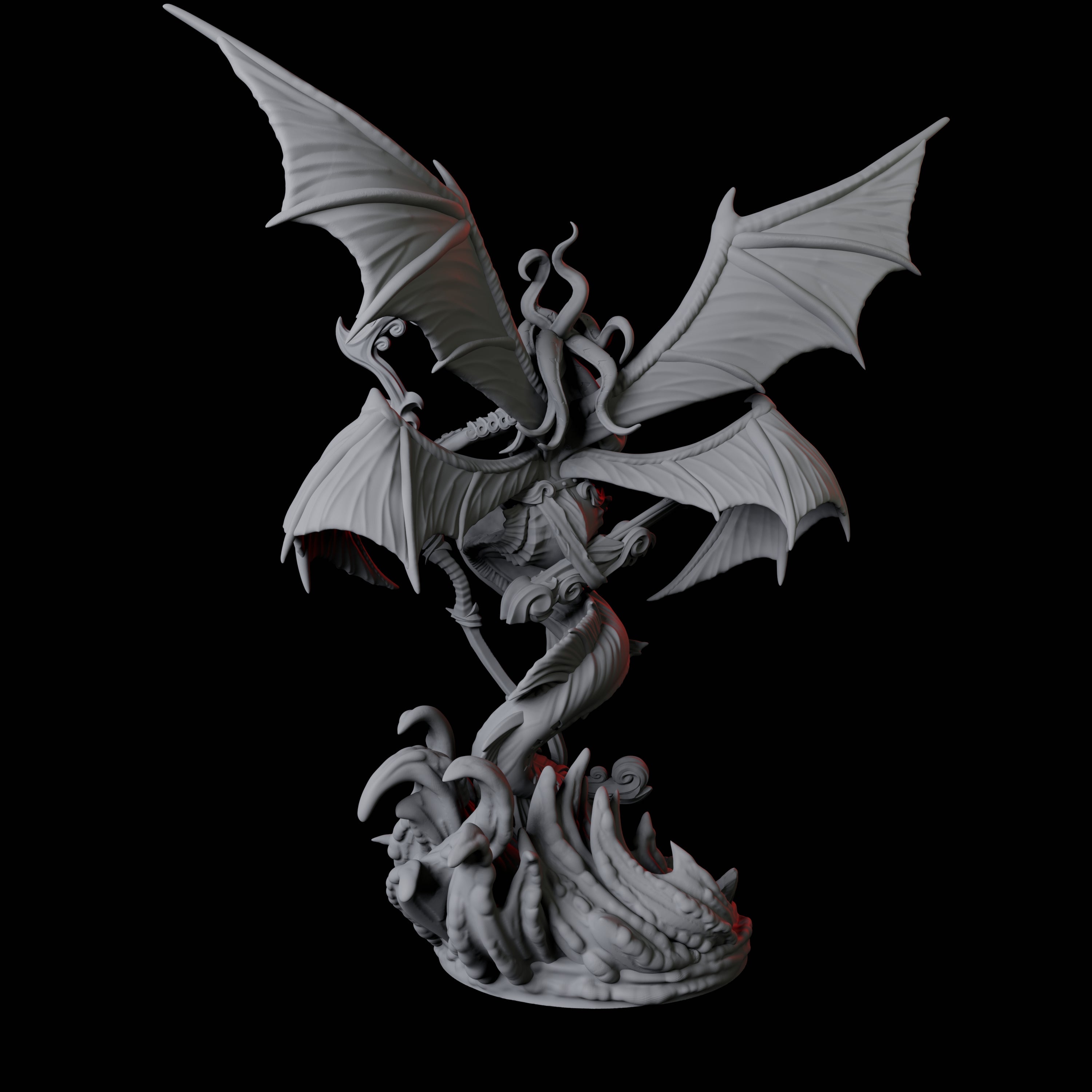 Screeching Harpy C Miniature for Dungeons and Dragons, Pathfinder or other TTRPGs