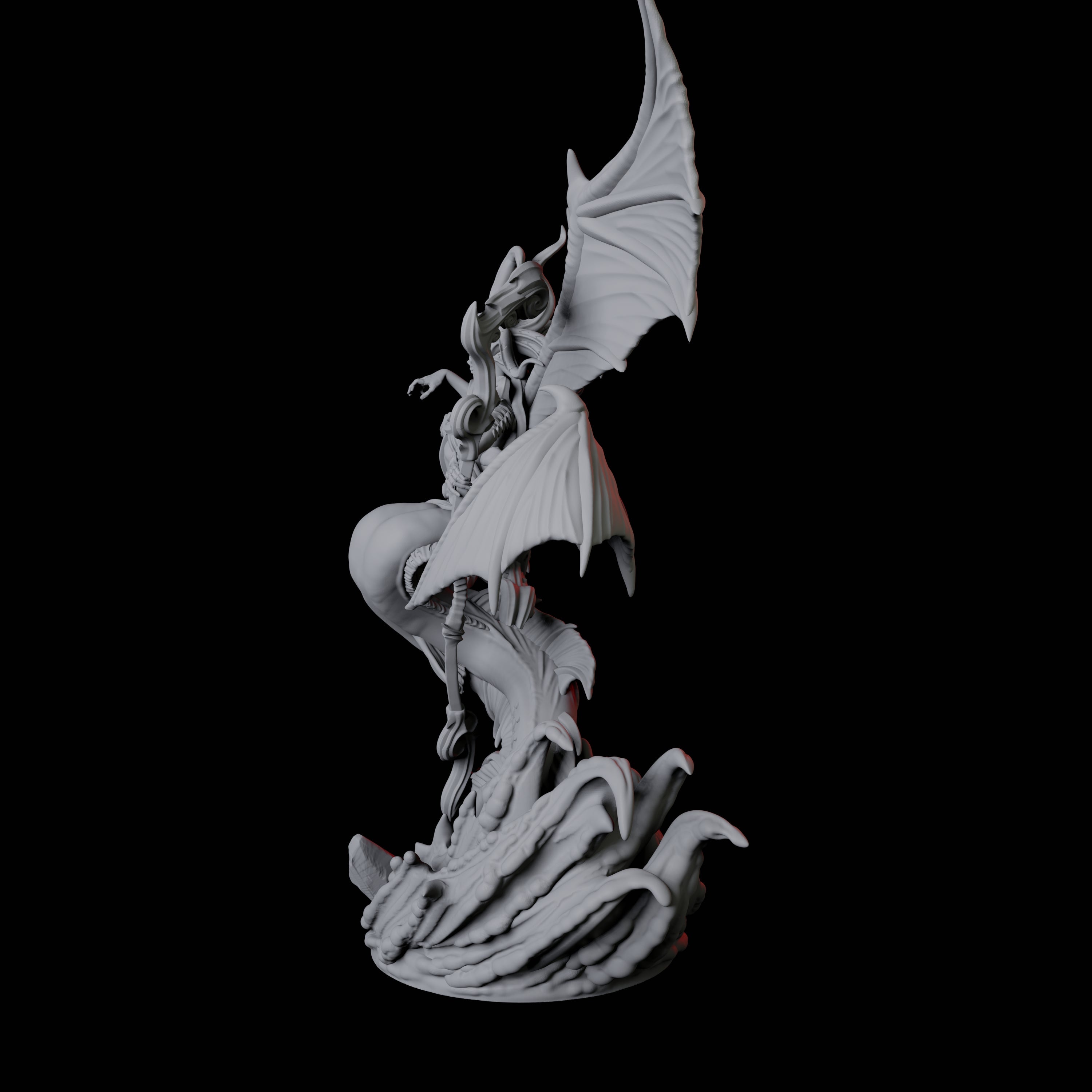 Screeching Harpy C Miniature for Dungeons and Dragons, Pathfinder or other TTRPGs