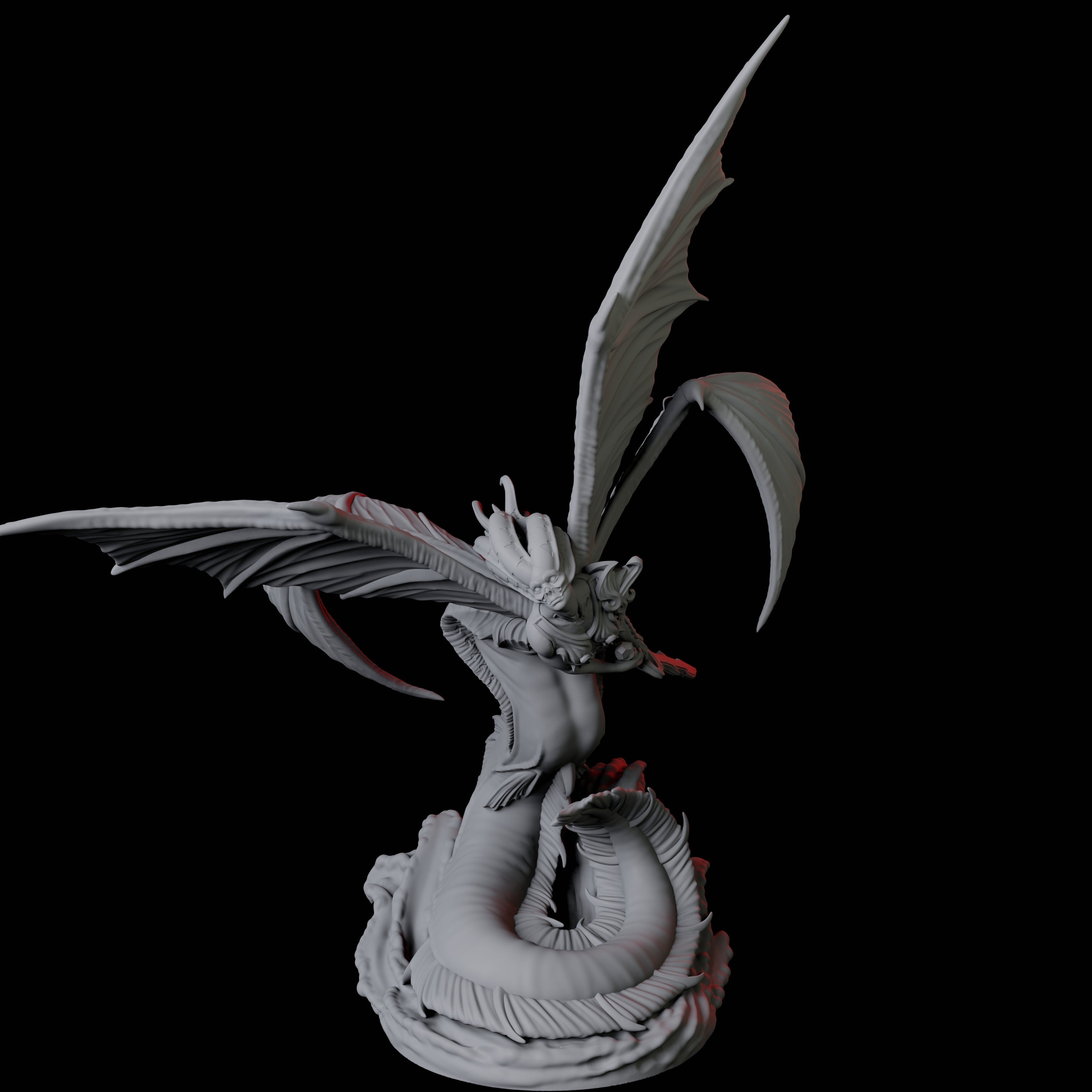 Screeching Harpy D Miniature for Dungeons and Dragons, Pathfinder or other TTRPGs