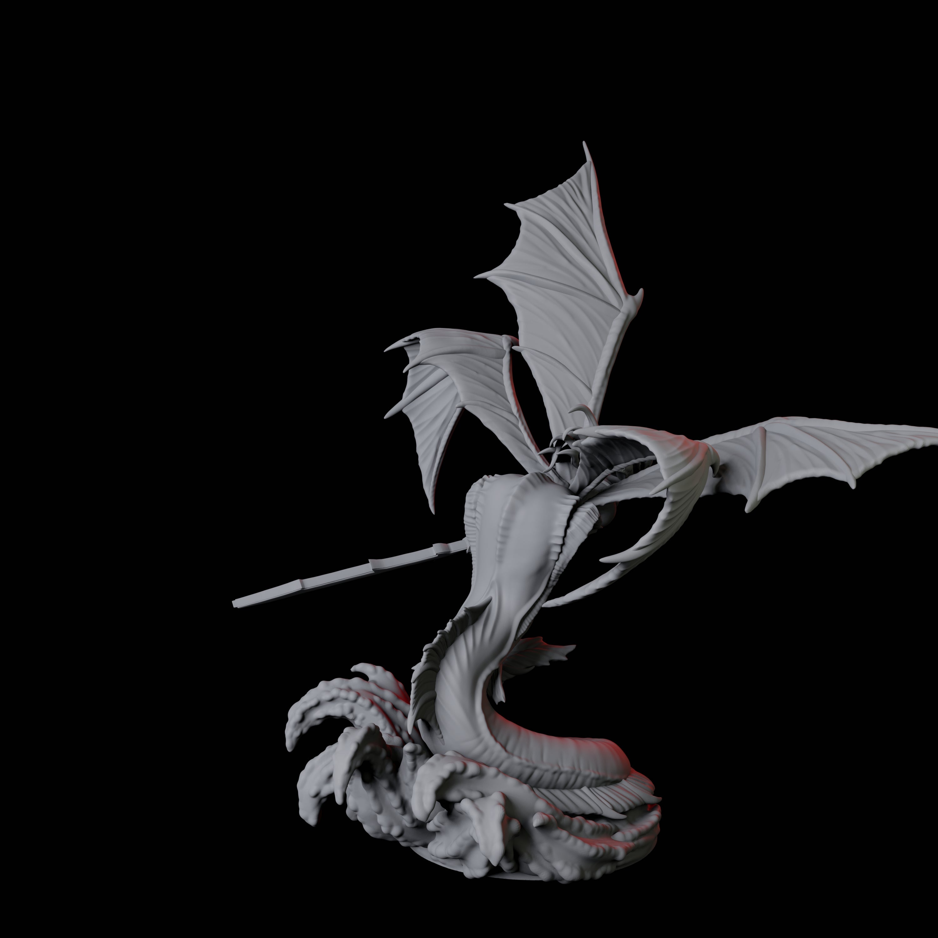 Screeching Harpy D Miniature for Dungeons and Dragons, Pathfinder or other TTRPGs