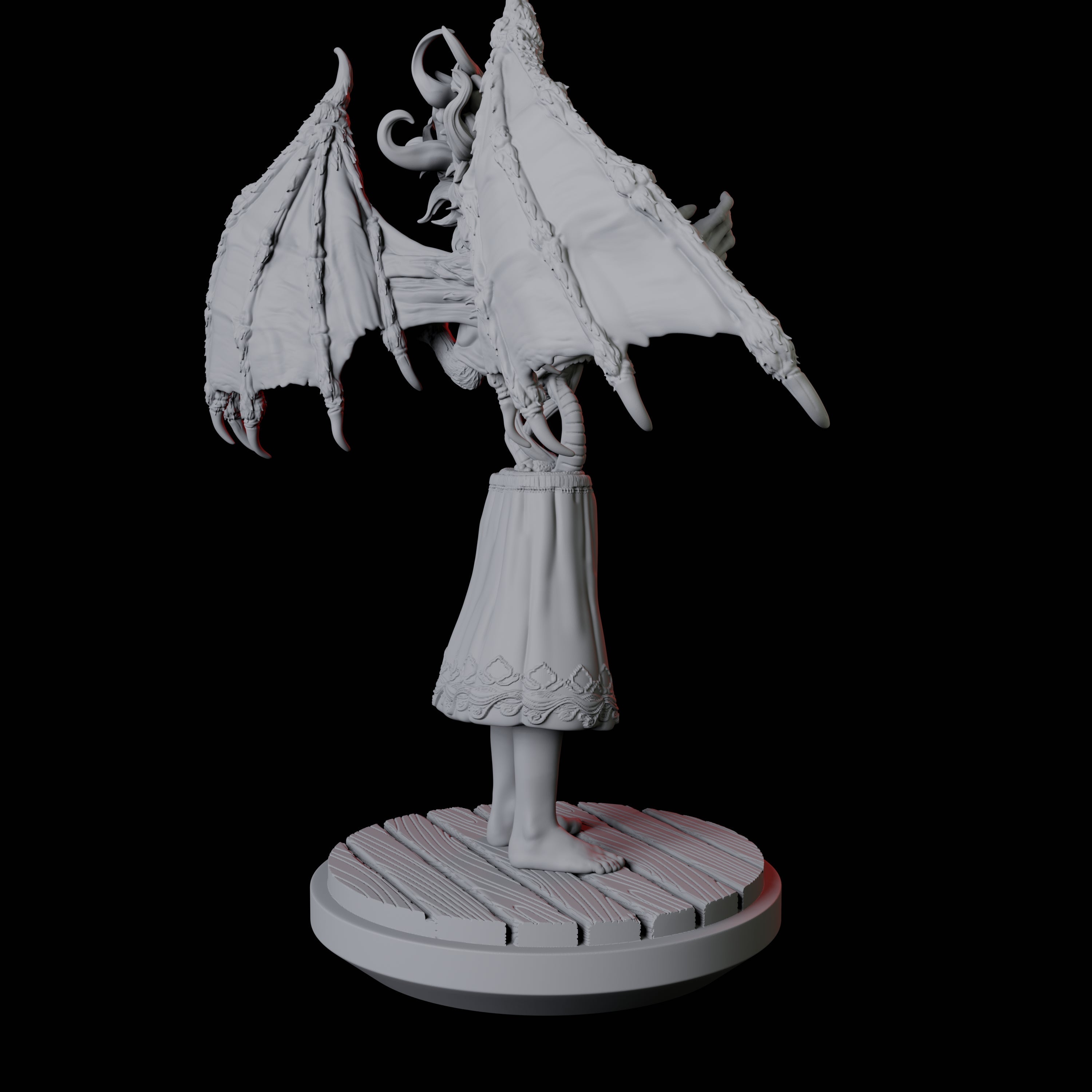 Screeching Manananggal B Miniature for Dungeons and Dragons, Pathfinder or other TTRPGs