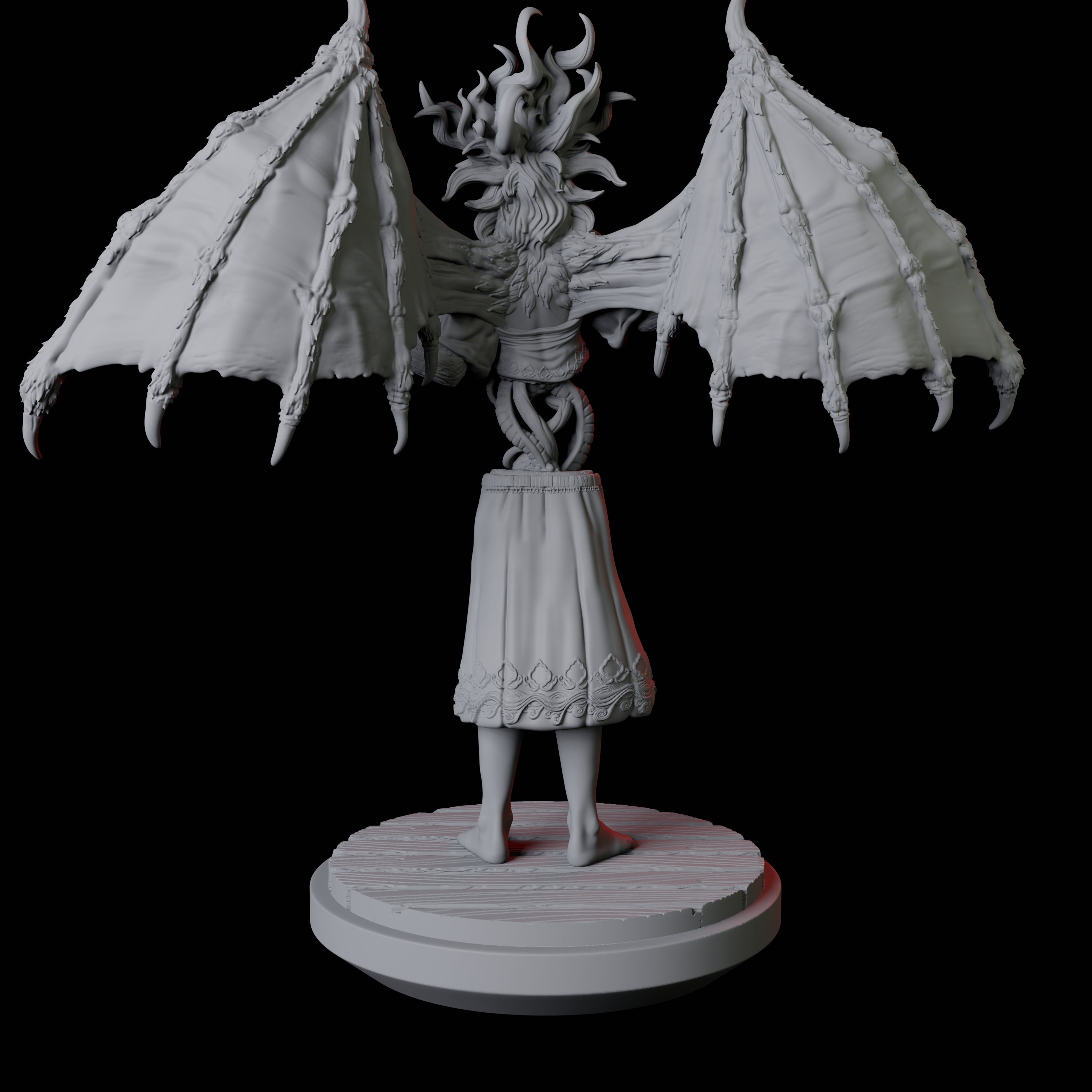 Screeching Manananggal B Miniature for Dungeons and Dragons, Pathfinder or other TTRPGs