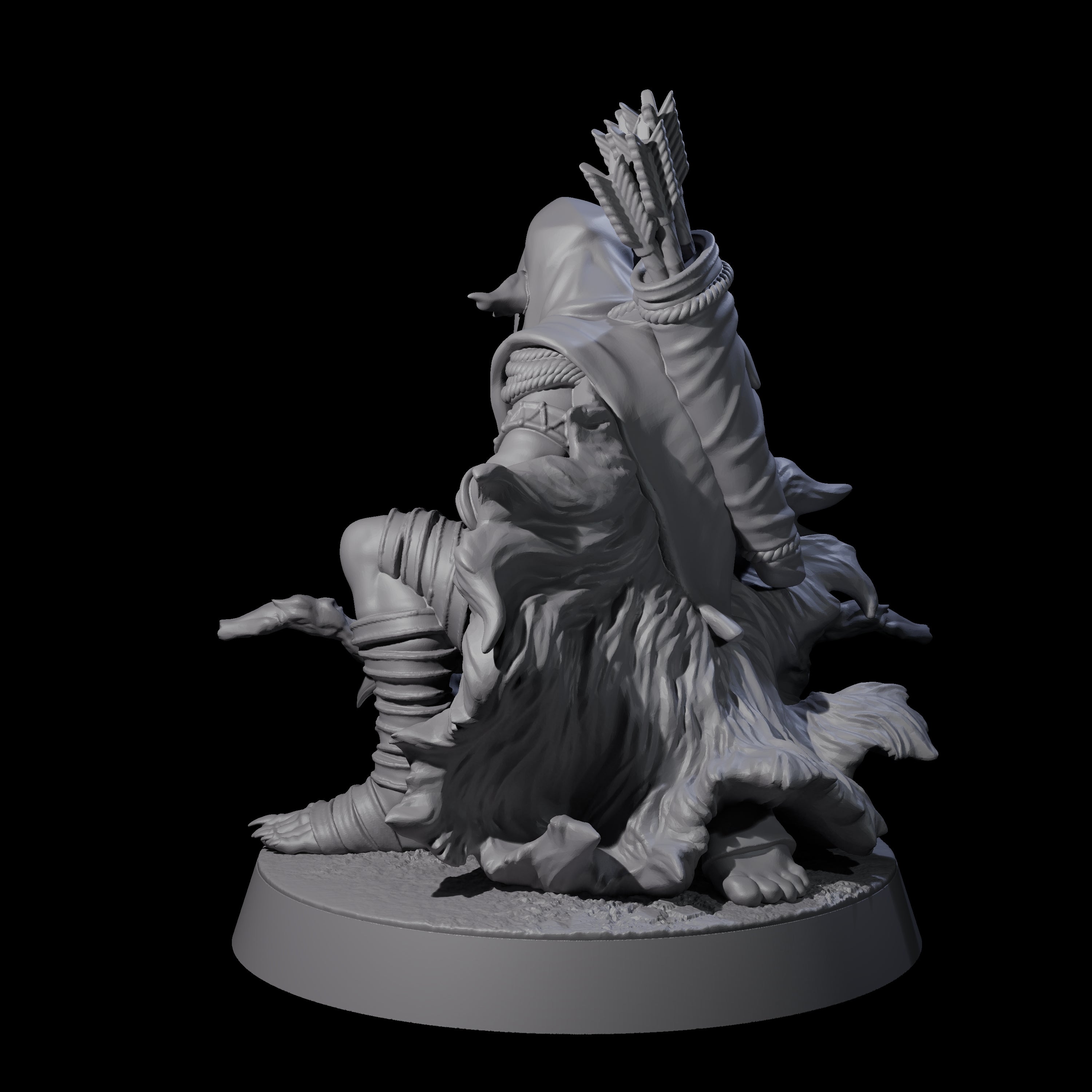 Sculking Marsh Archer C Miniature for Dungeons and Dragons, Pathfinder or other TTRPGs