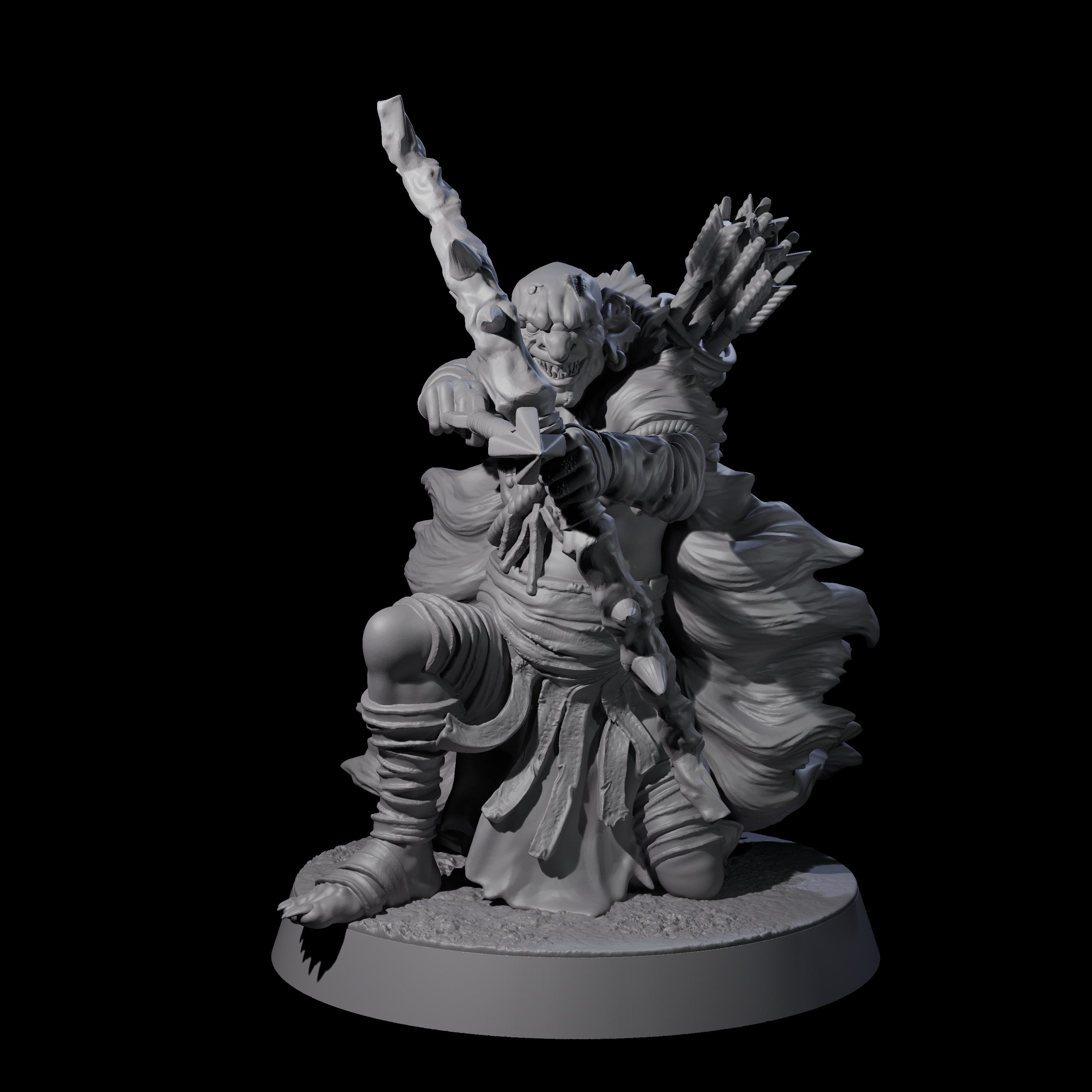 Sculking Marsh Archer D Miniature for Dungeons and Dragons, Pathfinder or other TTRPGs