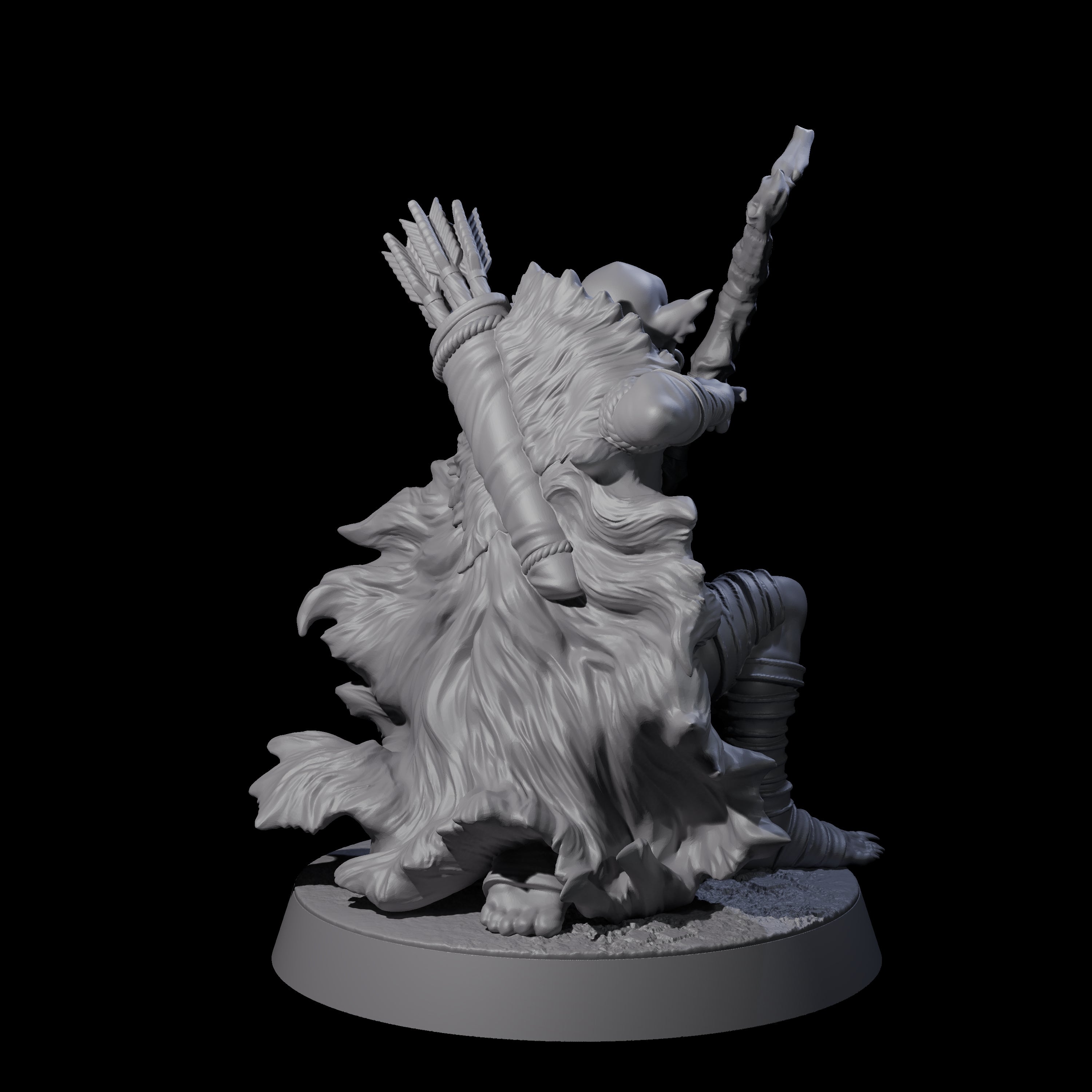 Sculking Marsh Archer D Miniature for Dungeons and Dragons, Pathfinder or other TTRPGs