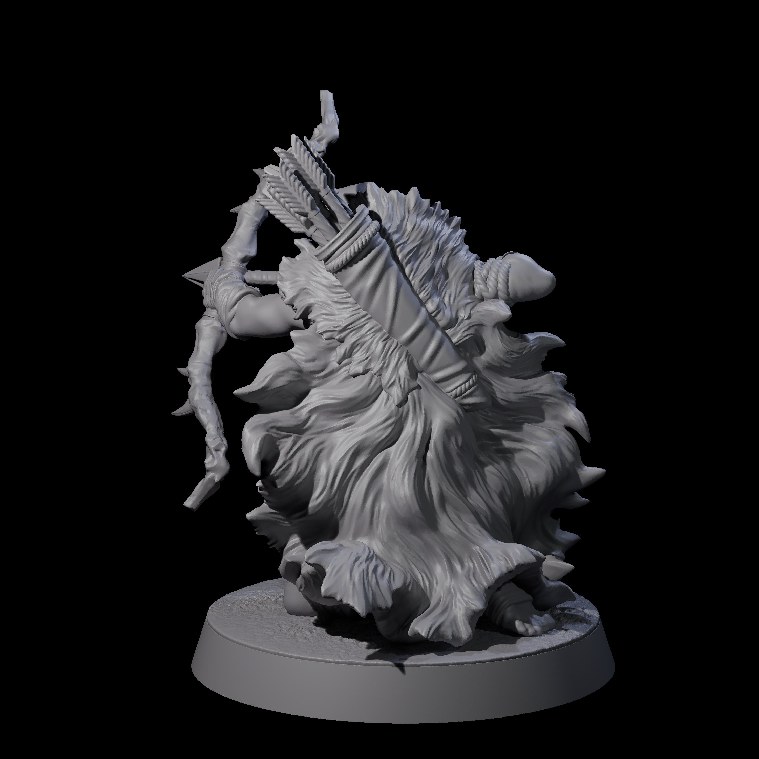 Sculking Marsh Archer D Miniature for Dungeons and Dragons, Pathfinder or other TTRPGs