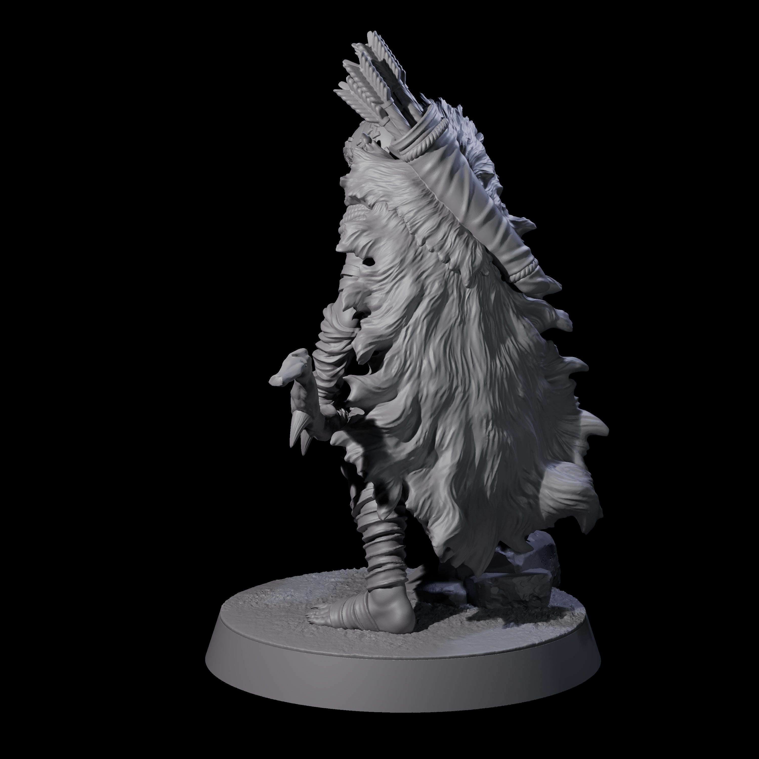 Sculking Marsh Archer E Miniature for Dungeons and Dragons, Pathfinder or other TTRPGs