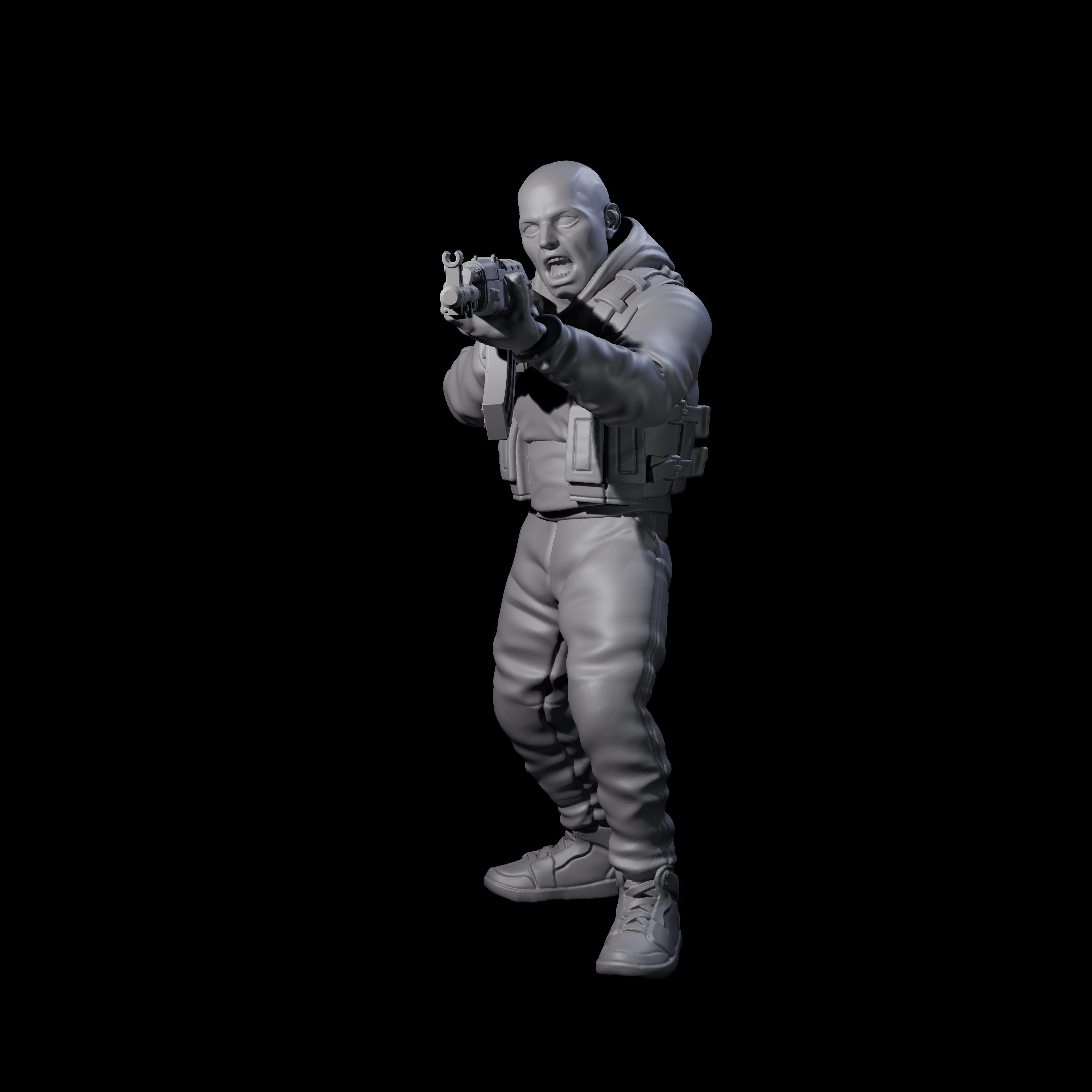 Scummy Russian Mercenary A Miniature for Dungeons and Dragons, Pathfinder or other TTRPGs