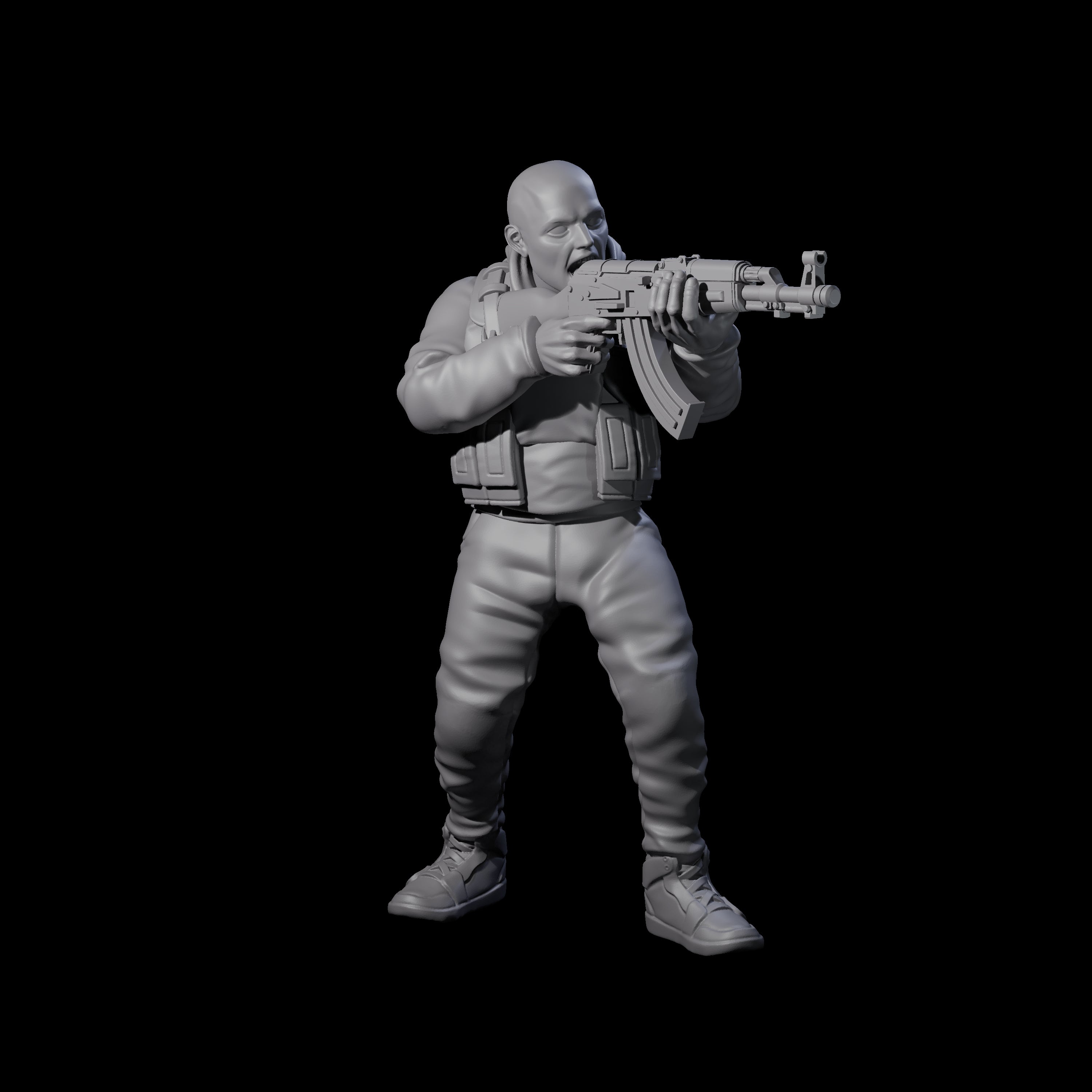 Scummy Russian Mercenary A Miniature for Dungeons and Dragons, Pathfinder or other TTRPGs
