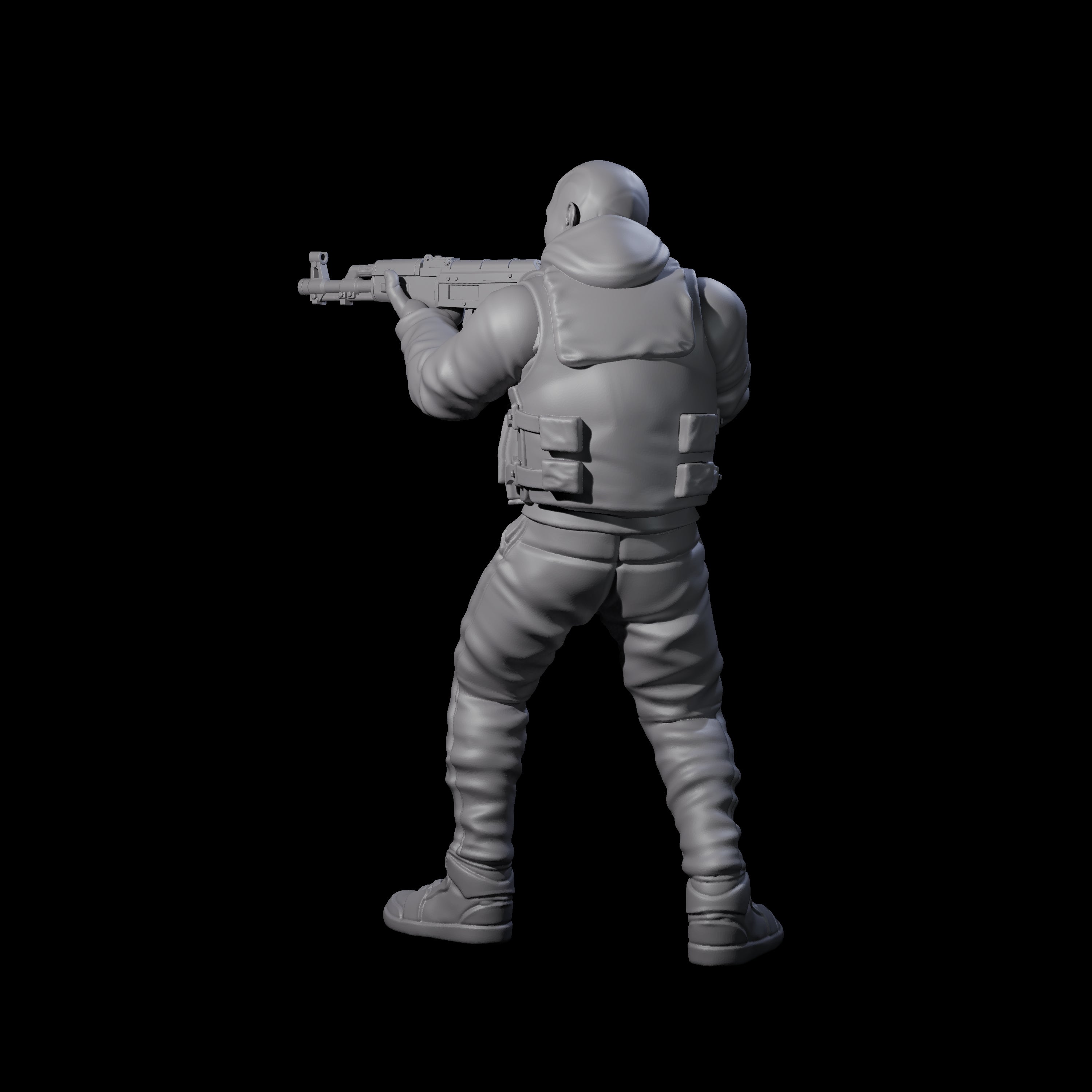 Scummy Russian Mercenary A Miniature for Dungeons and Dragons, Pathfinder or other TTRPGs