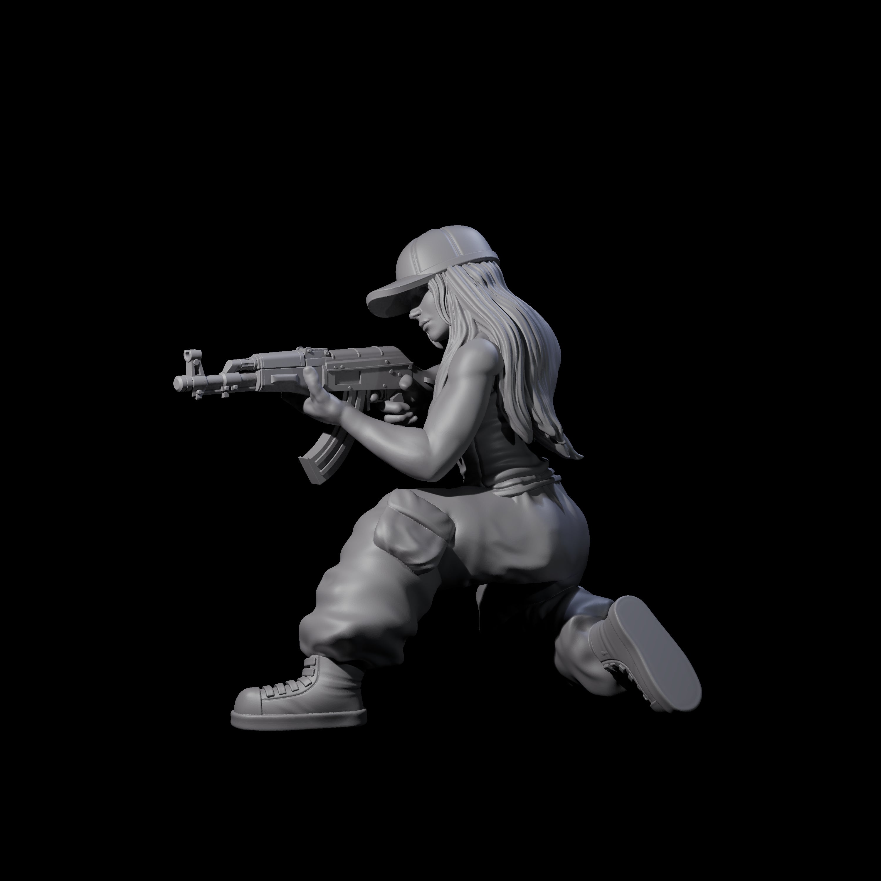 Scummy Russian Mercenary B Miniature for Dungeons and Dragons, Pathfinder or other TTRPGs