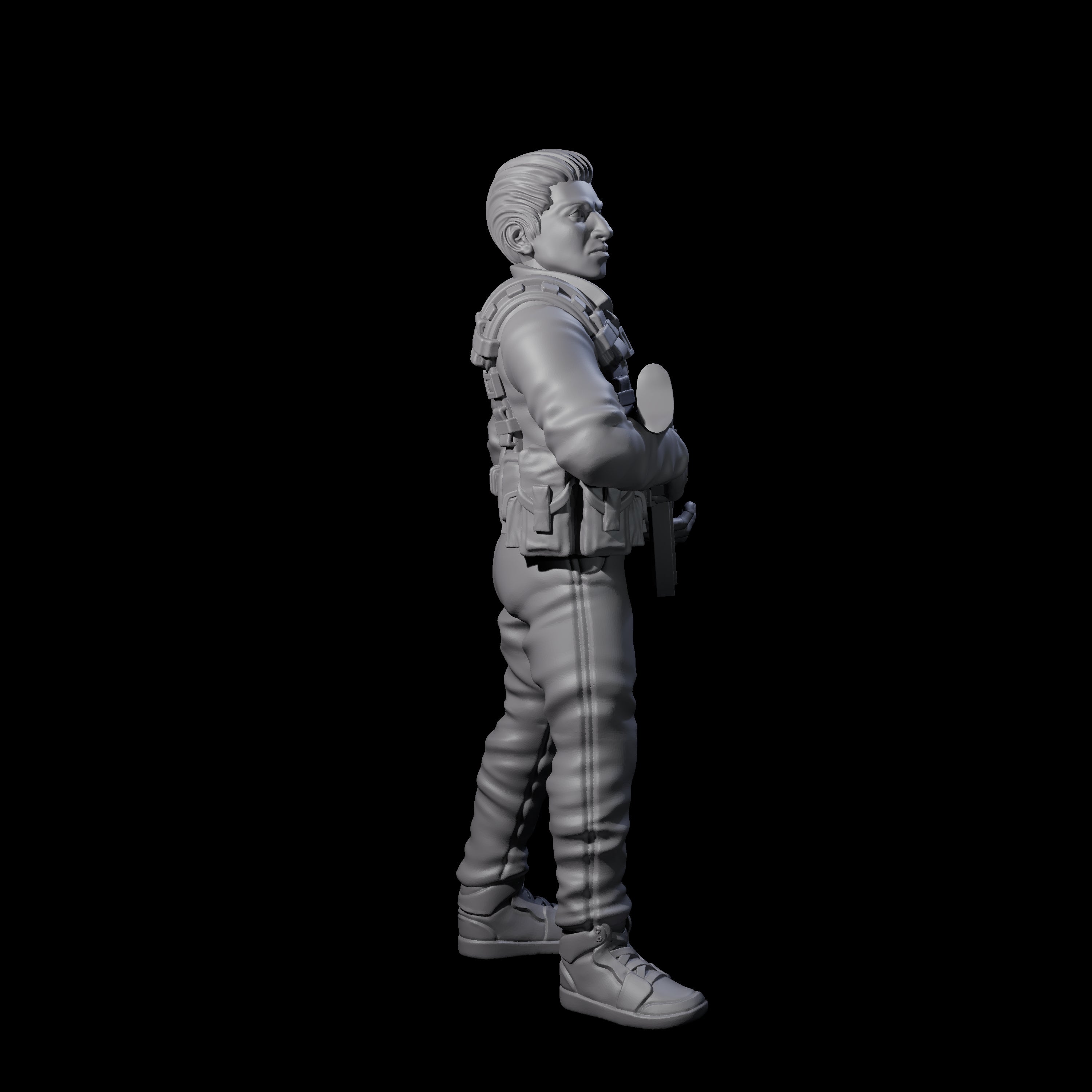Scummy Russian Mercenary C Miniature for Dungeons and Dragons, Pathfinder or other TTRPGs