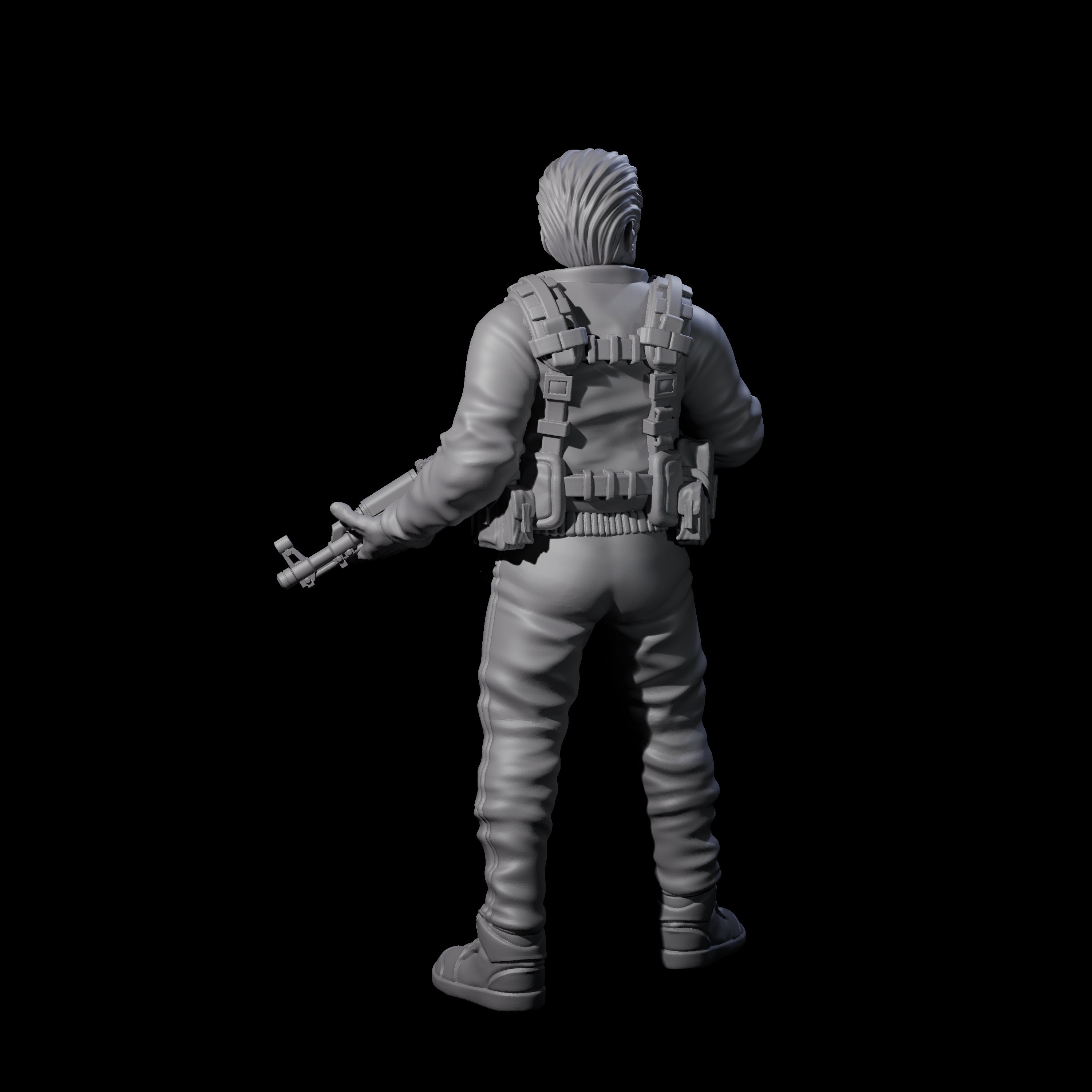 Scummy Russian Mercenary C Miniature for Dungeons and Dragons, Pathfinder or other TTRPGs