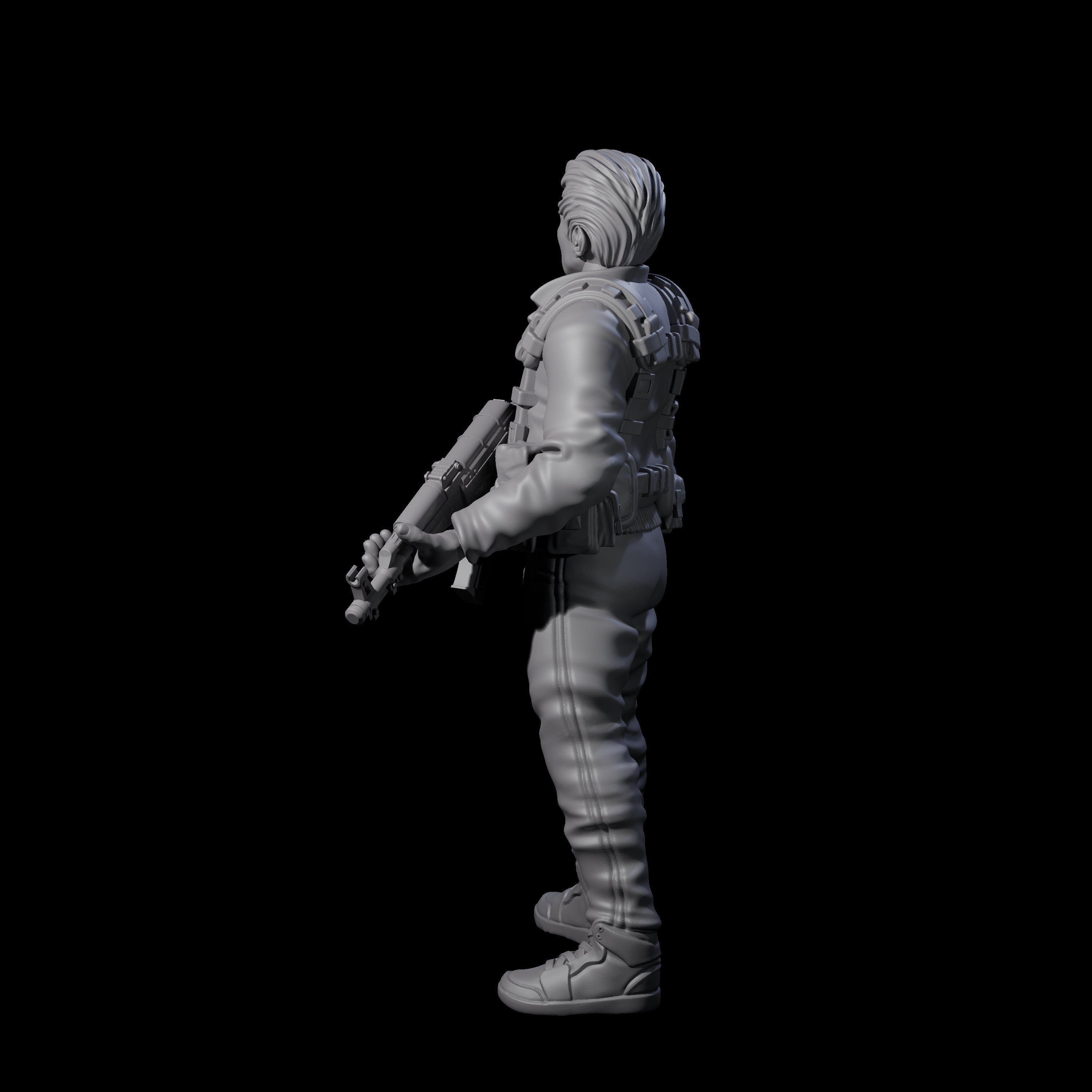 Scummy Russian Mercenary C Miniature for Dungeons and Dragons, Pathfinder or other TTRPGs