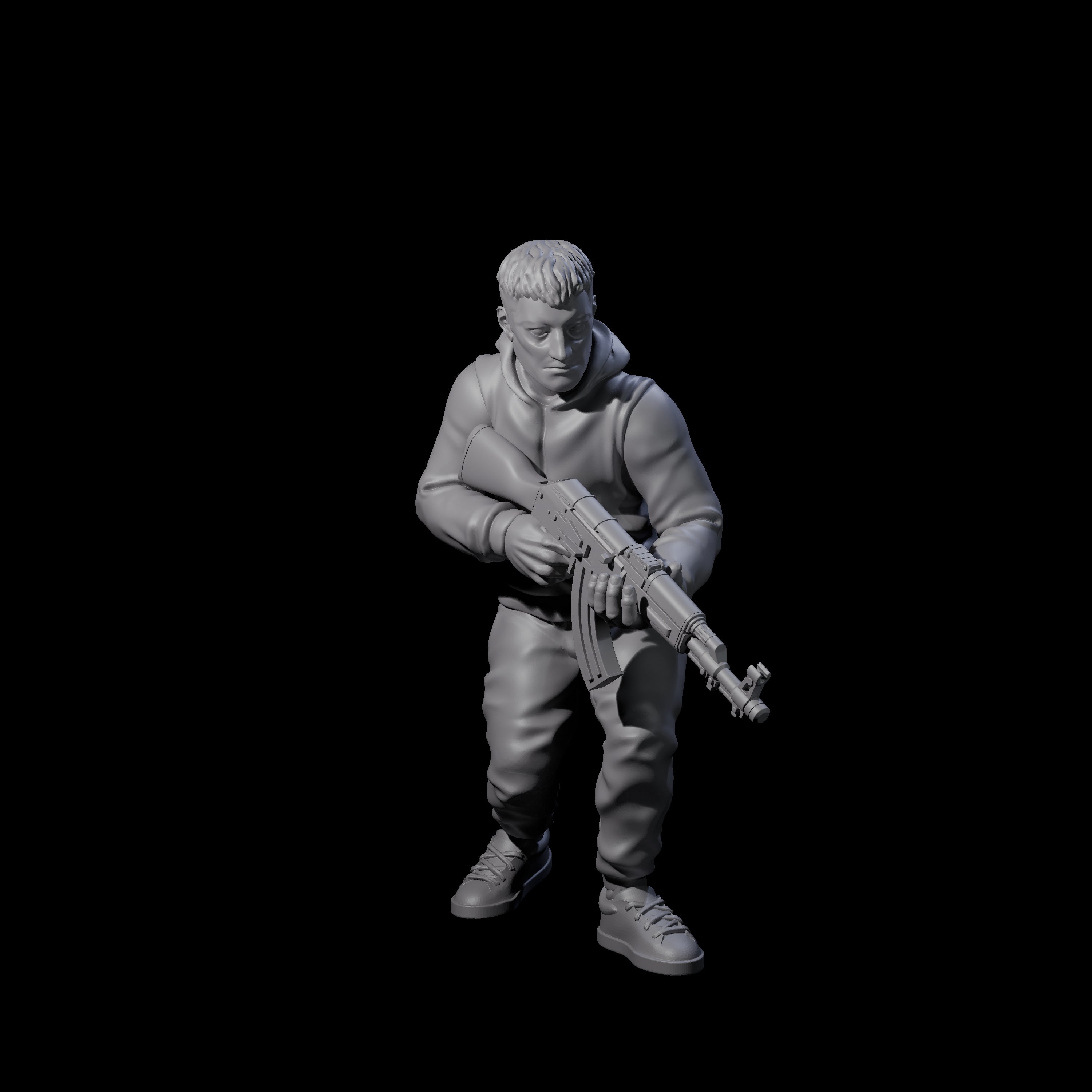 Scummy Russian Mercenary D Miniature for Dungeons and Dragons, Pathfinder or other TTRPGs