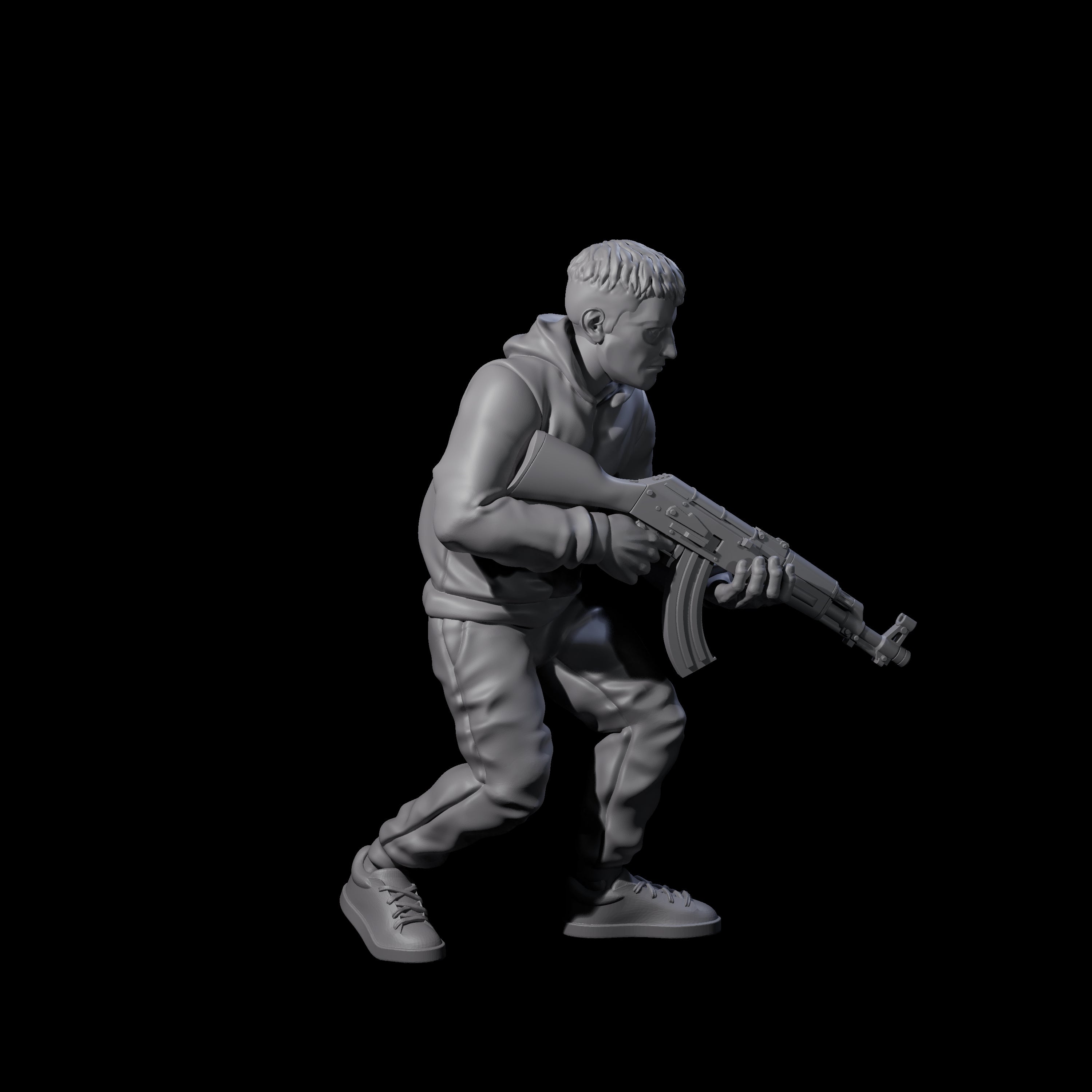 Scummy Russian Mercenary D Miniature for Dungeons and Dragons, Pathfinder or other TTRPGs