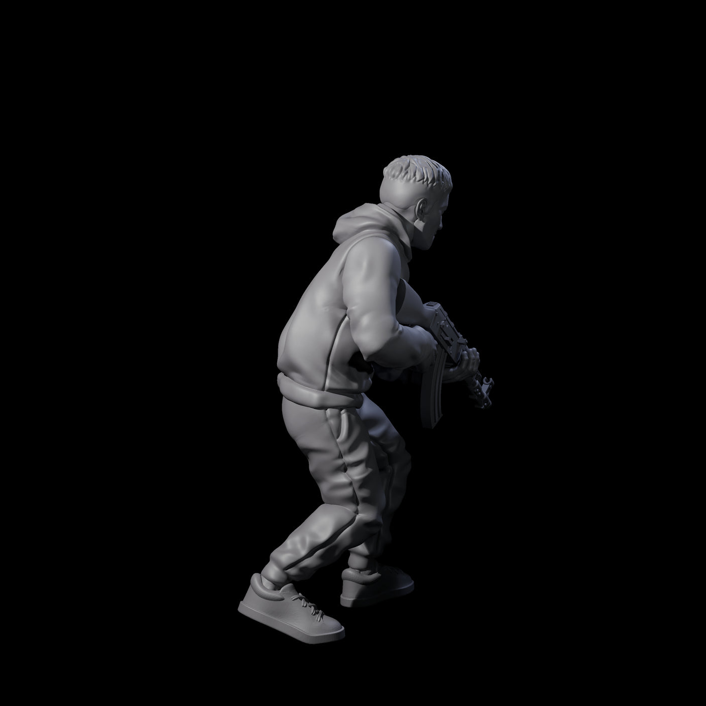 Scummy Russian Mercenary D Miniature for Dungeons and Dragons, Pathfinder or other TTRPGs