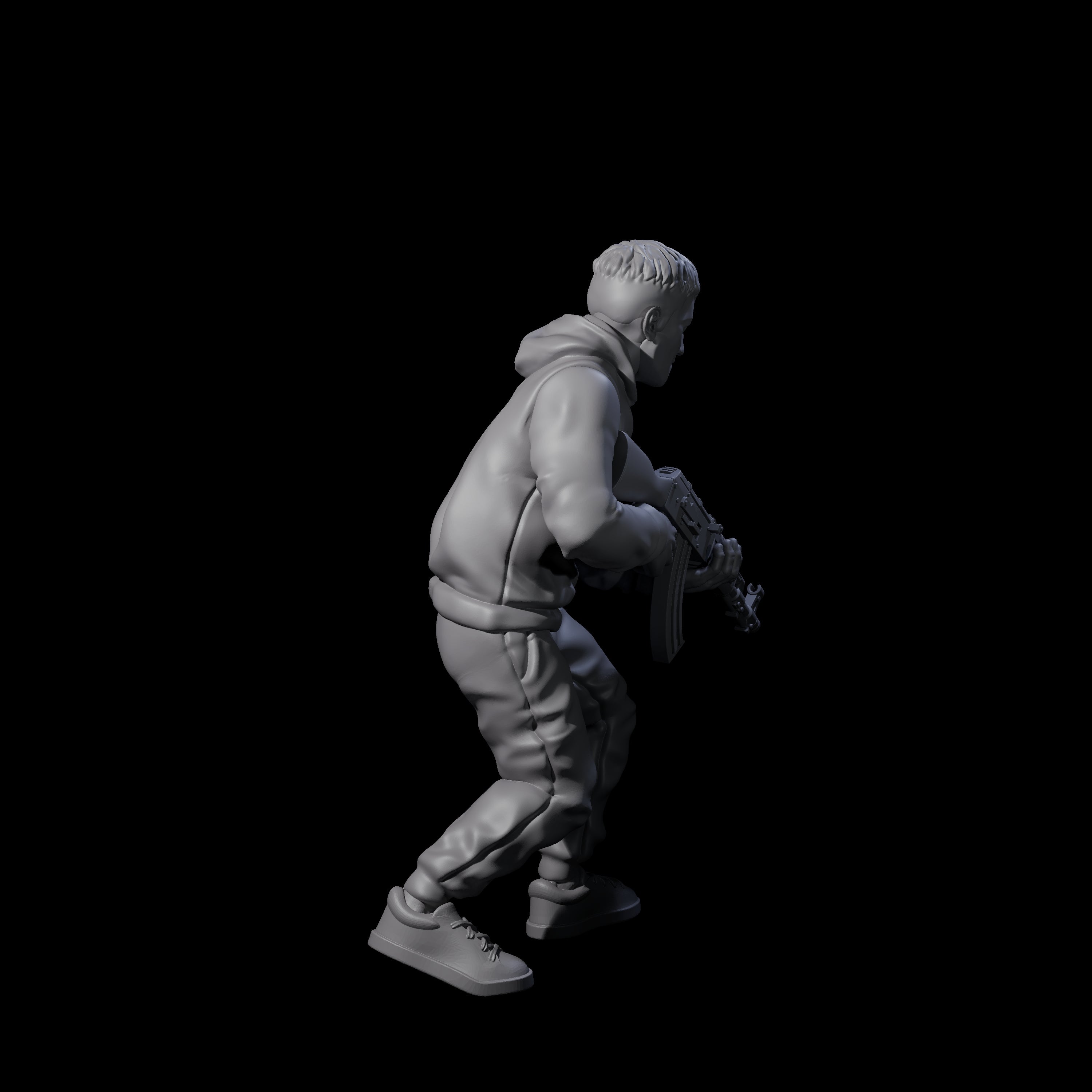 Scummy Russian Mercenary D Miniature for Dungeons and Dragons, Pathfinder or other TTRPGs