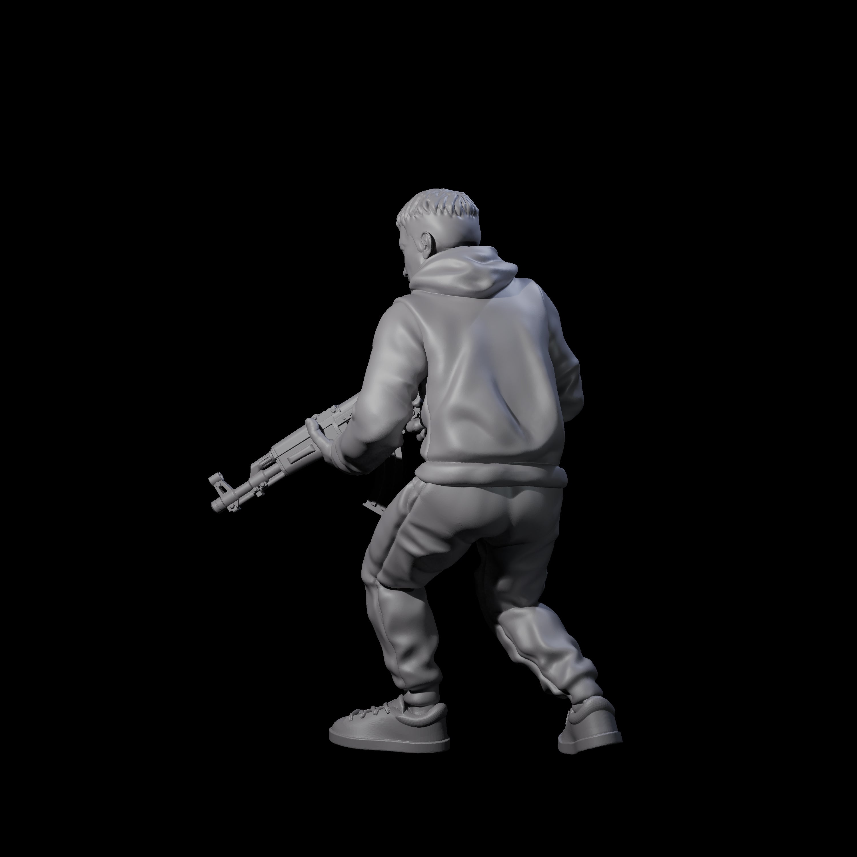 Scummy Russian Mercenary D Miniature for Dungeons and Dragons, Pathfinder or other TTRPGs