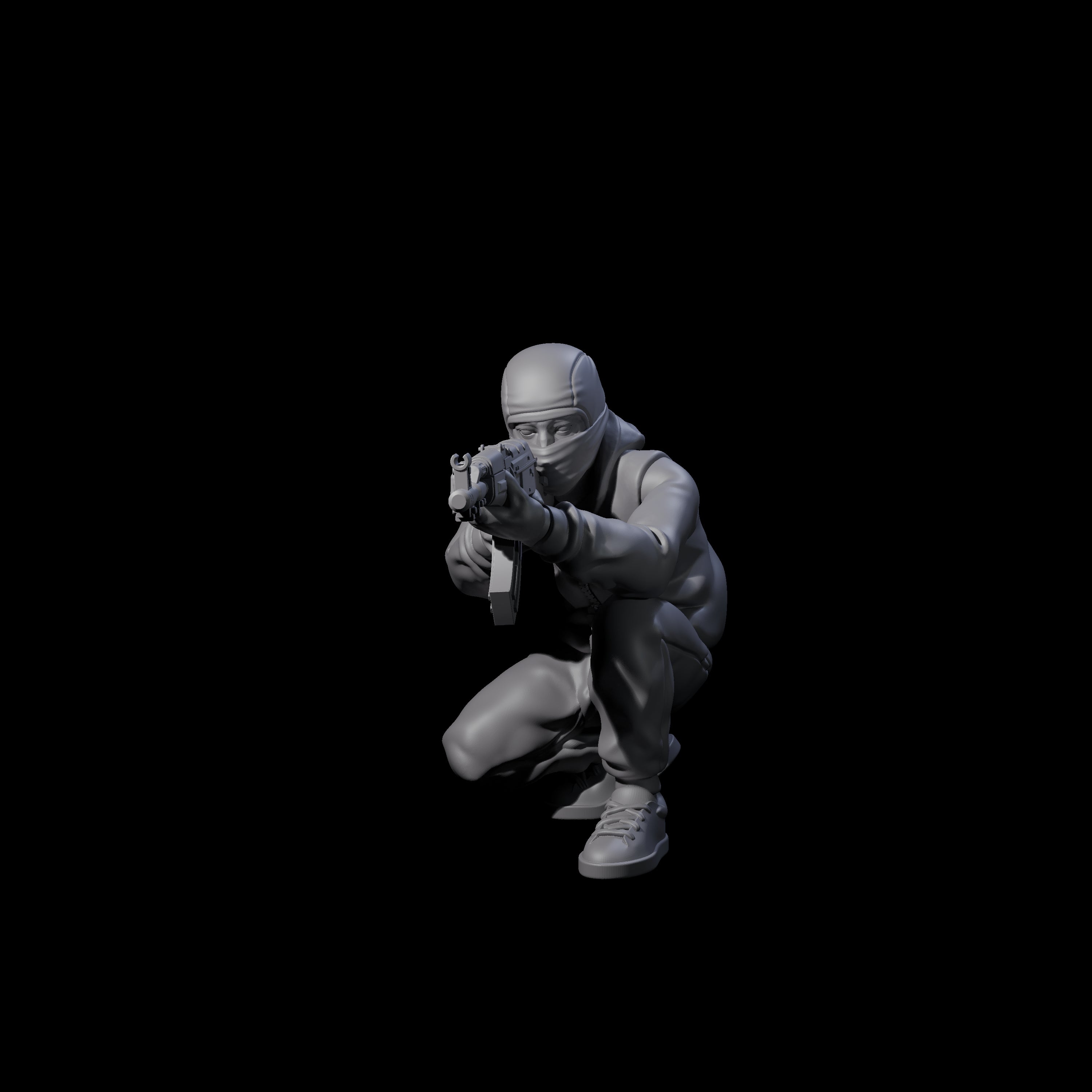 Scummy Russian Mercenary E Miniature for Dungeons and Dragons, Pathfinder or other TTRPGs