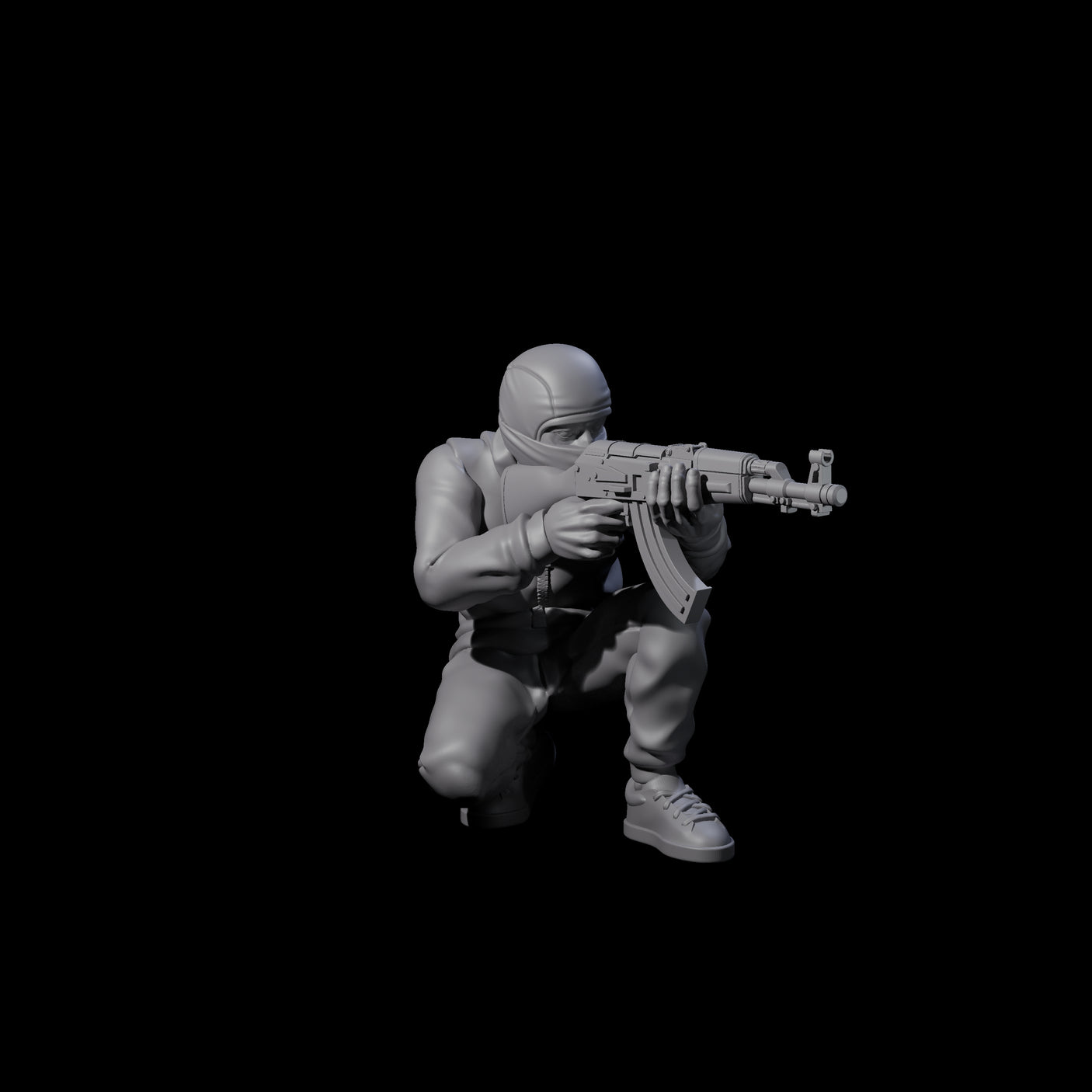 Scummy Russian Mercenary E Miniature for Dungeons and Dragons, Pathfinder or other TTRPGs