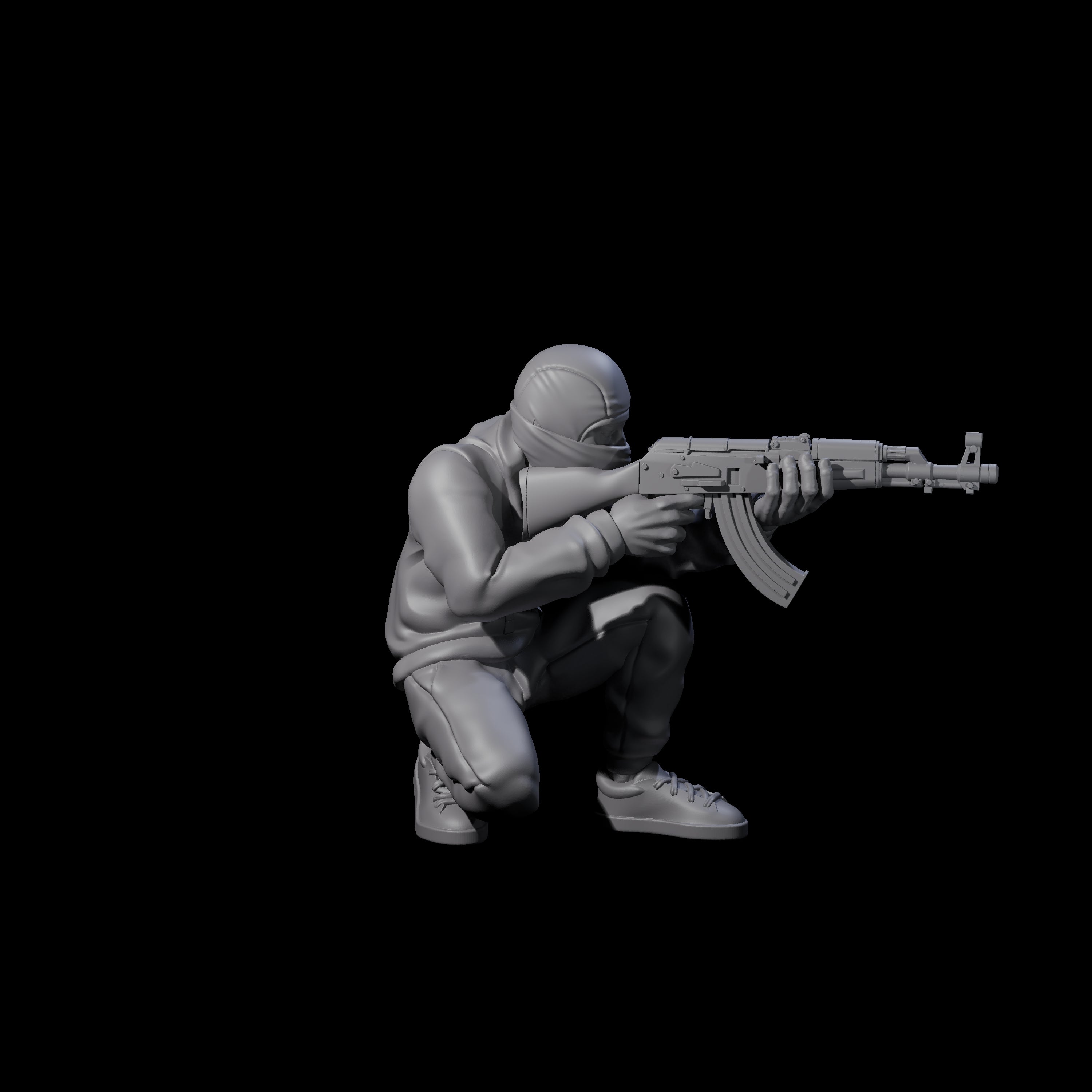 Scummy Russian Mercenary E Miniature for Dungeons and Dragons, Pathfinder or other TTRPGs