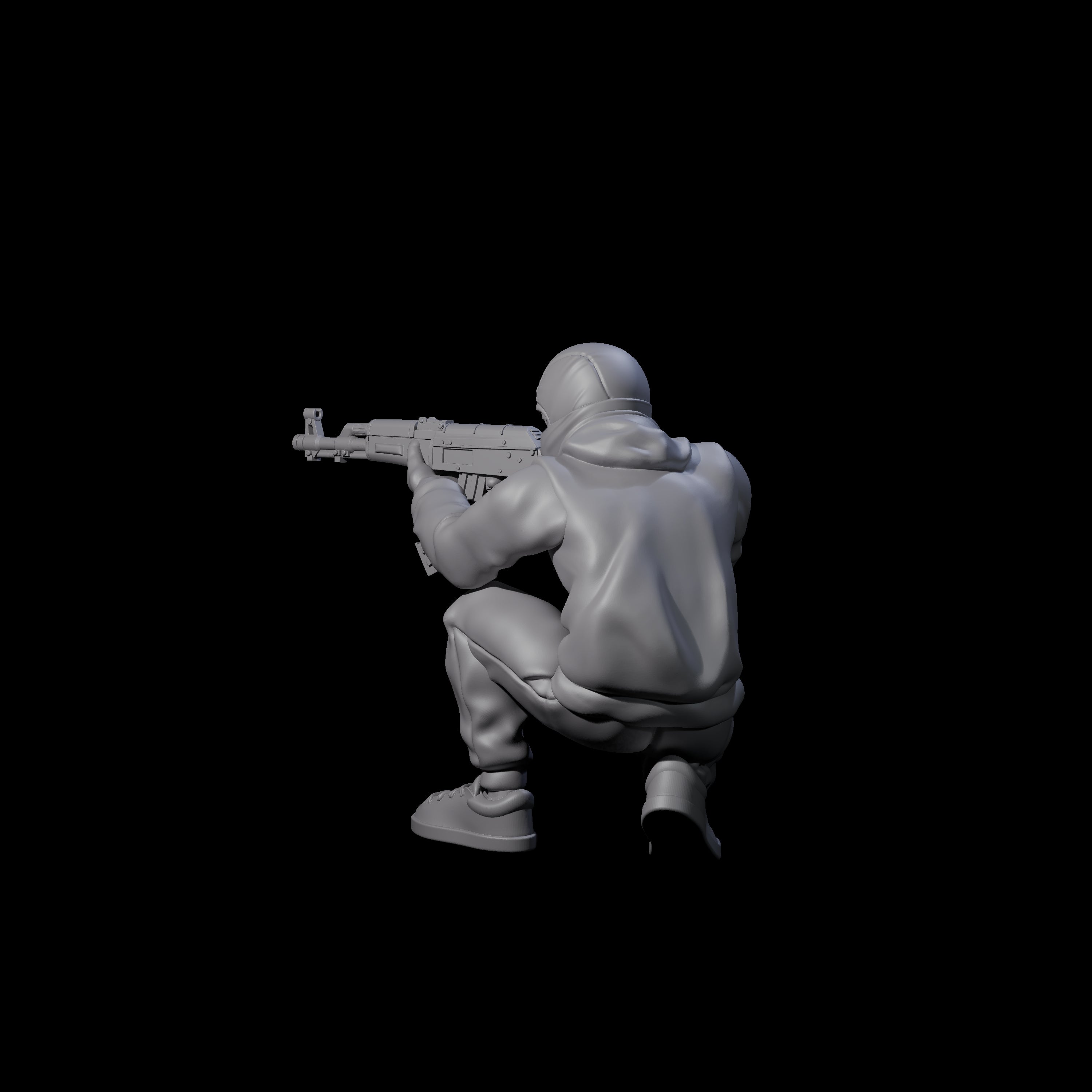 Scummy Russian Mercenary E Miniature for Dungeons and Dragons, Pathfinder or other TTRPGs