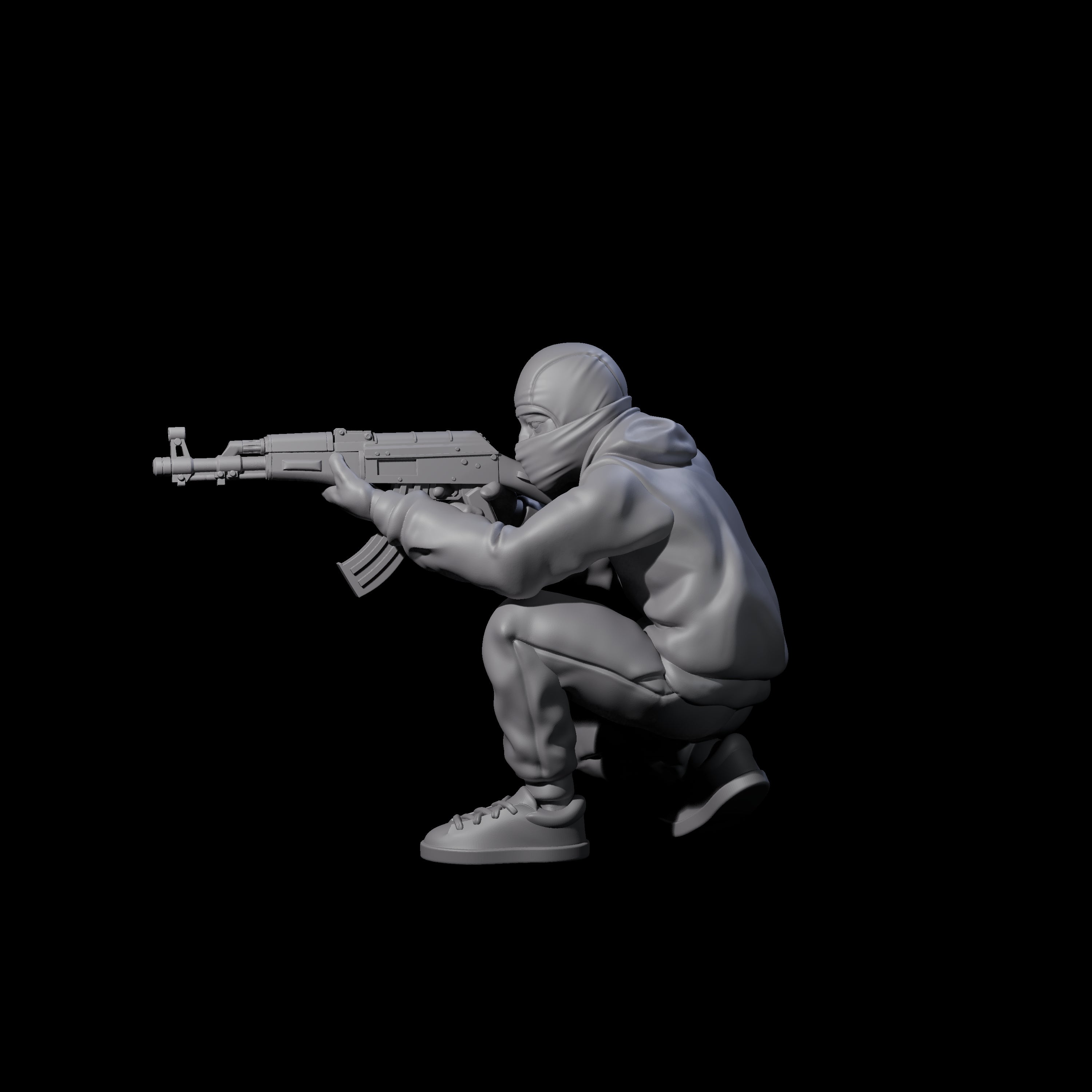 Scummy Russian Mercenary E Miniature for Dungeons and Dragons, Pathfinder or other TTRPGs