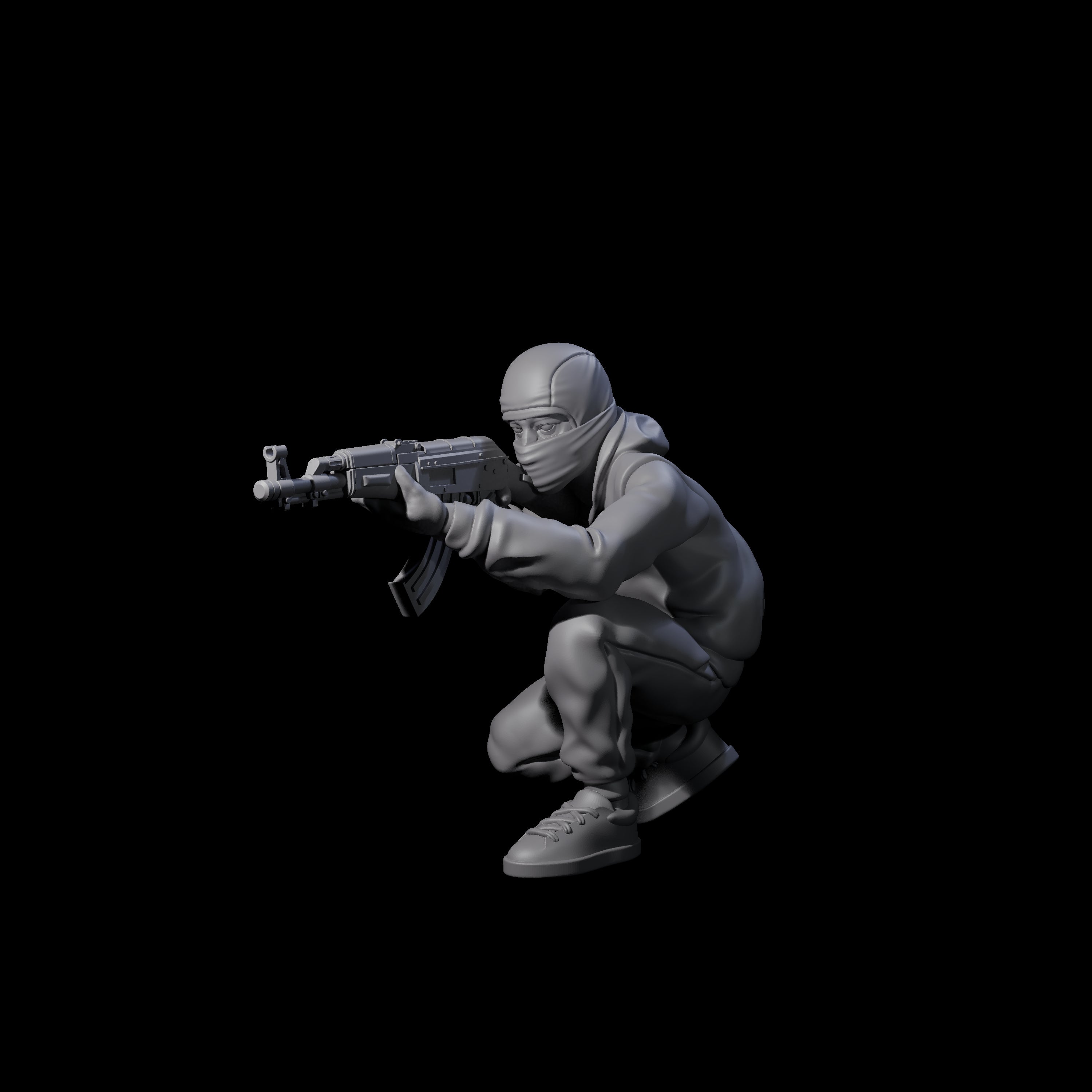 Scummy Russian Mercenary E Miniature for Dungeons and Dragons, Pathfinder or other TTRPGs